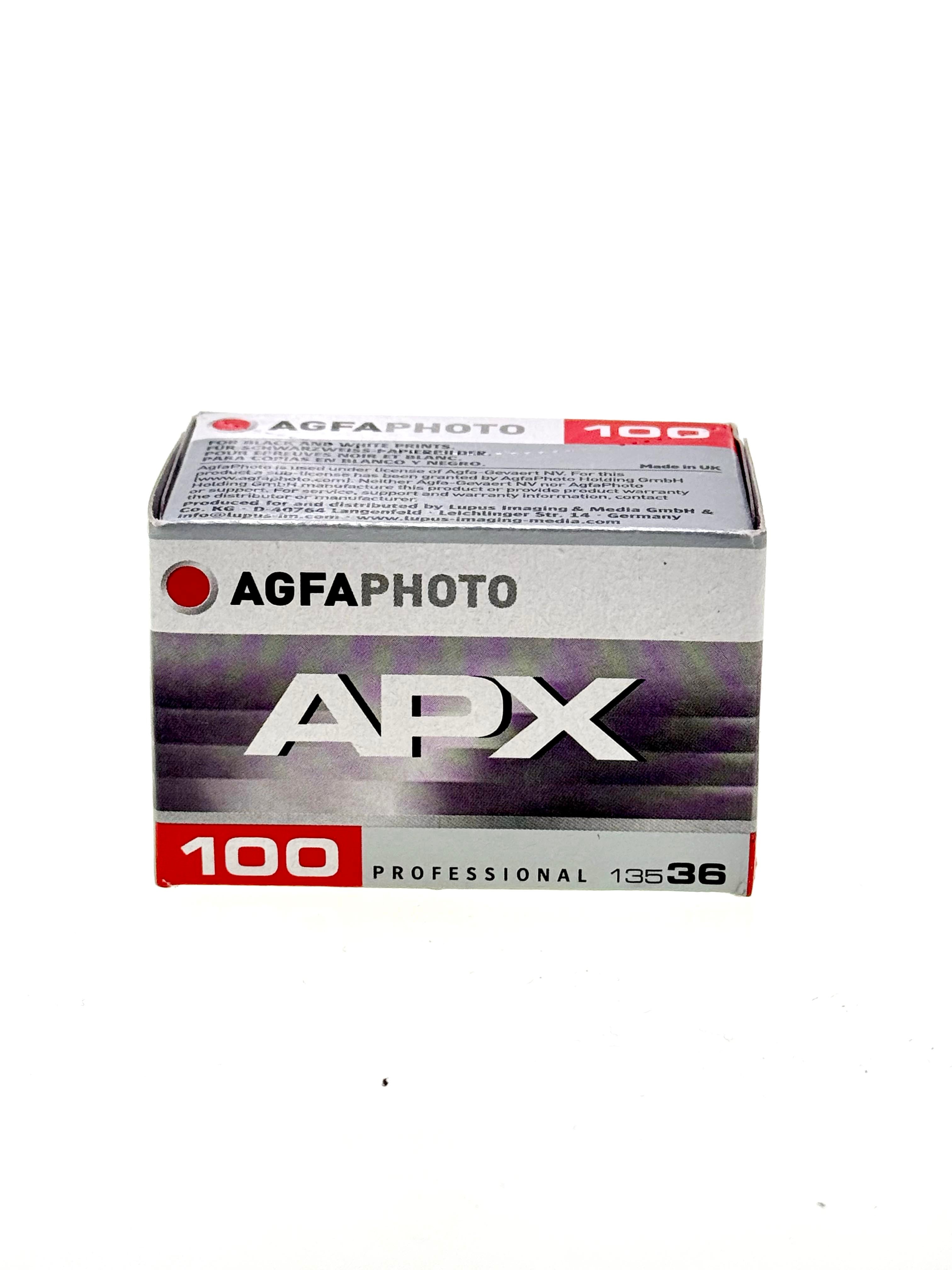 AgfaPhoto APX 100 - 35mm Black & White Film. (New)