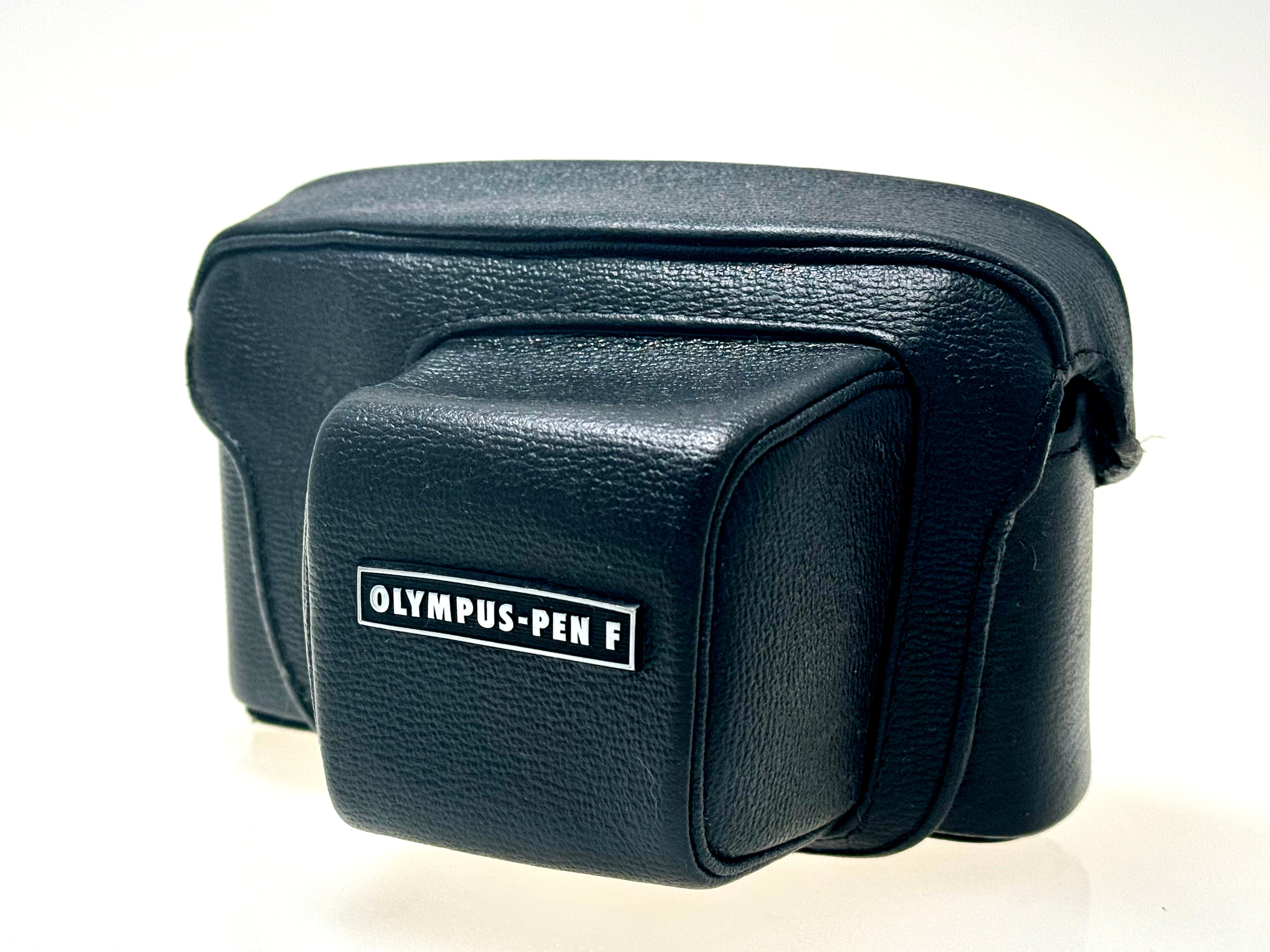 Vintage Olympus Genuine leather Case for Pen F 35mm camera. (Exc)