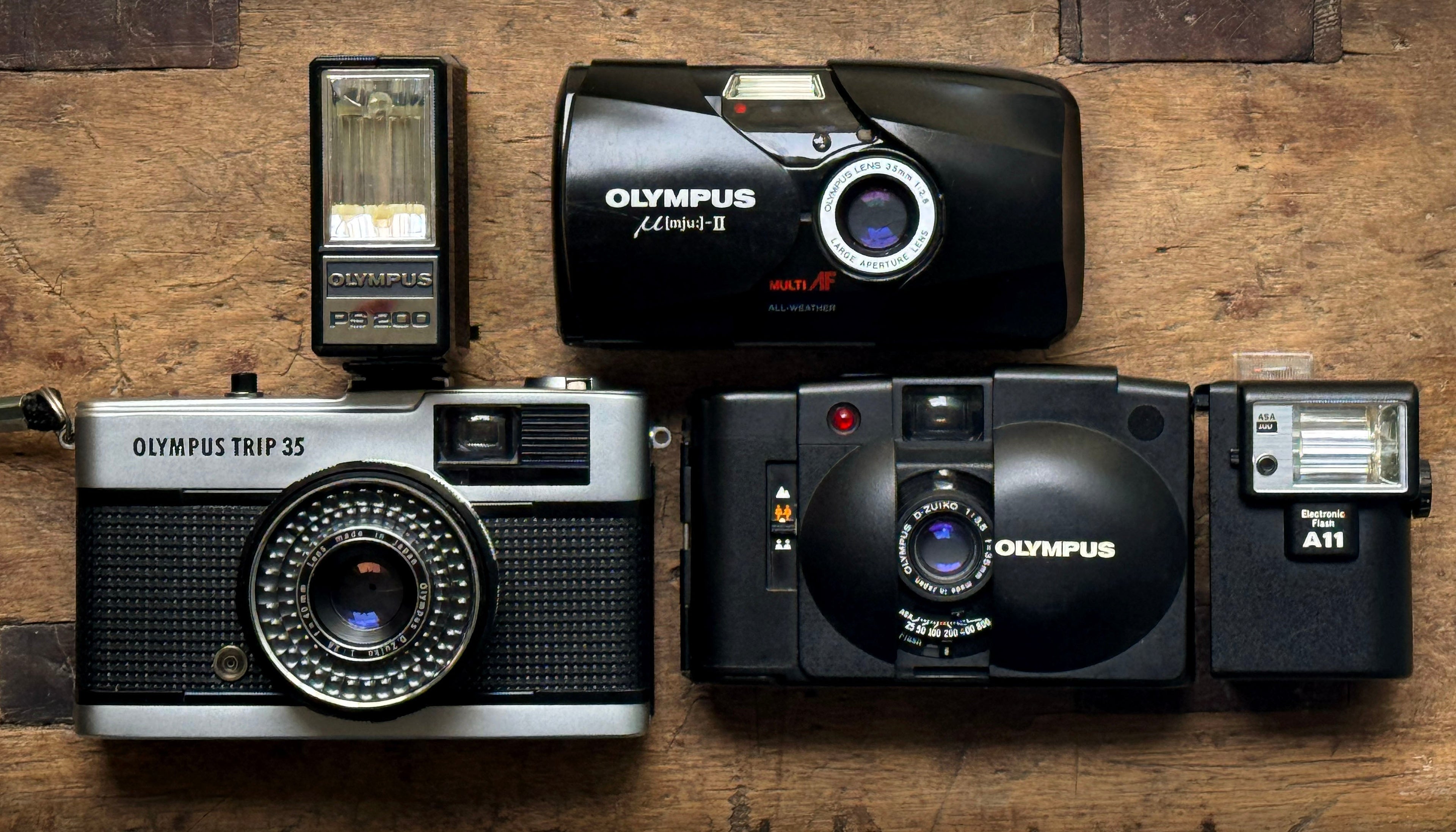 Three Film Cameras that Shaped Compact Camera Design: Trip 35 | XA2 | Mju II