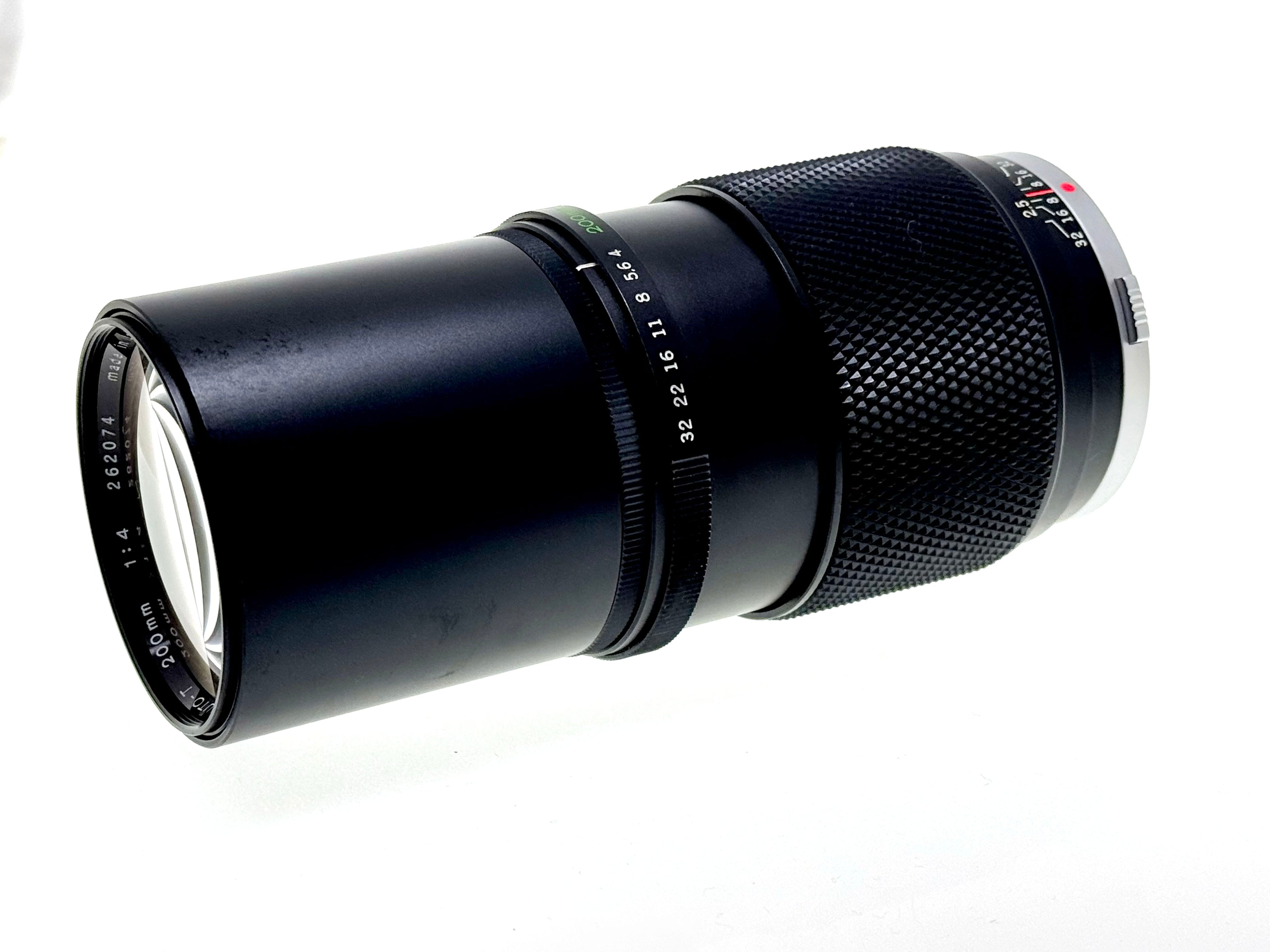 Vintage Olympus Zuiko Auto-T 200mm F4 (Vg)