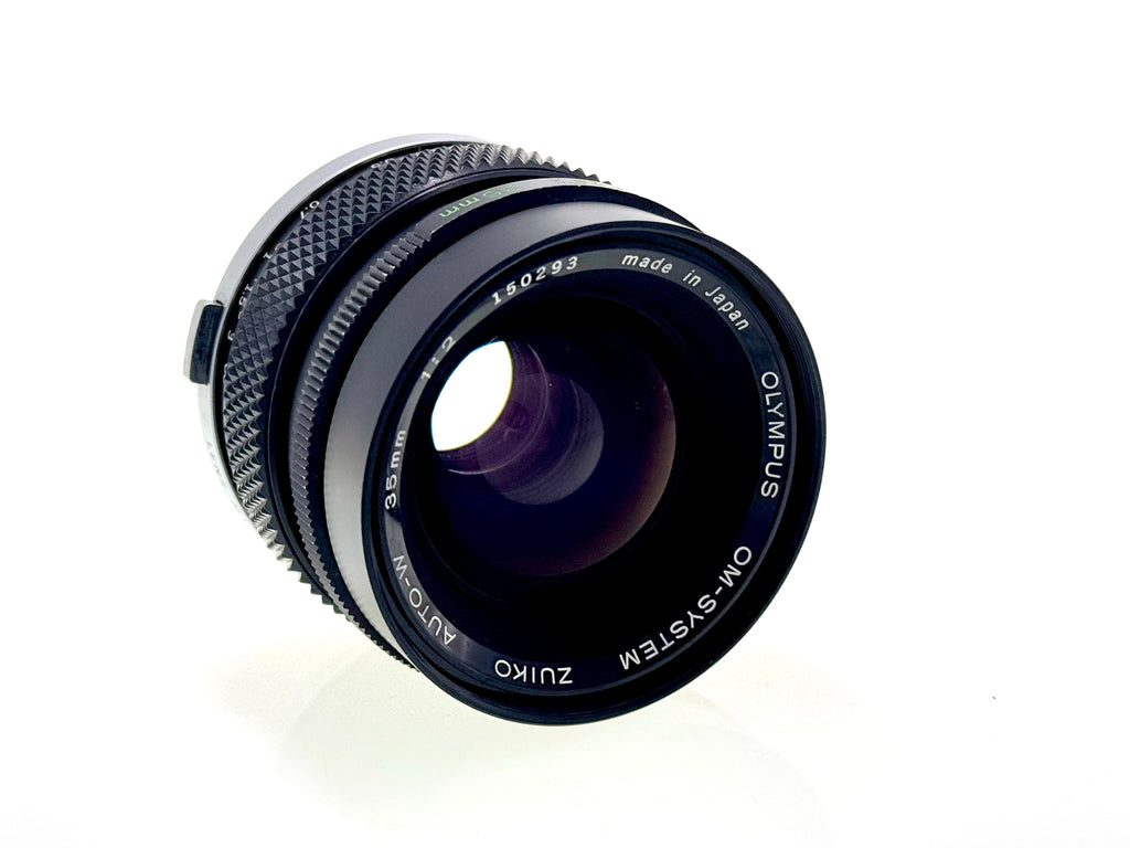 Vintage Olympus Zuiko Auto-W 35mm F2 Lens (Vg)