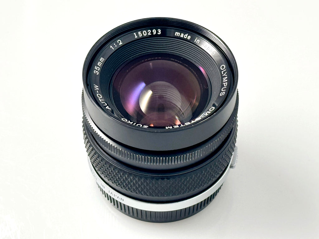 Vintage Olympus Zuiko Auto-W 35mm F2 Lens (Vg)