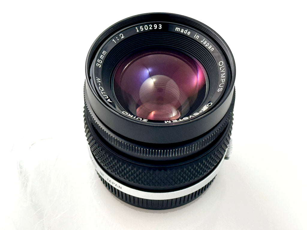 Vintage Olympus Zuiko Auto-W 35mm F2 Lens (Vg)