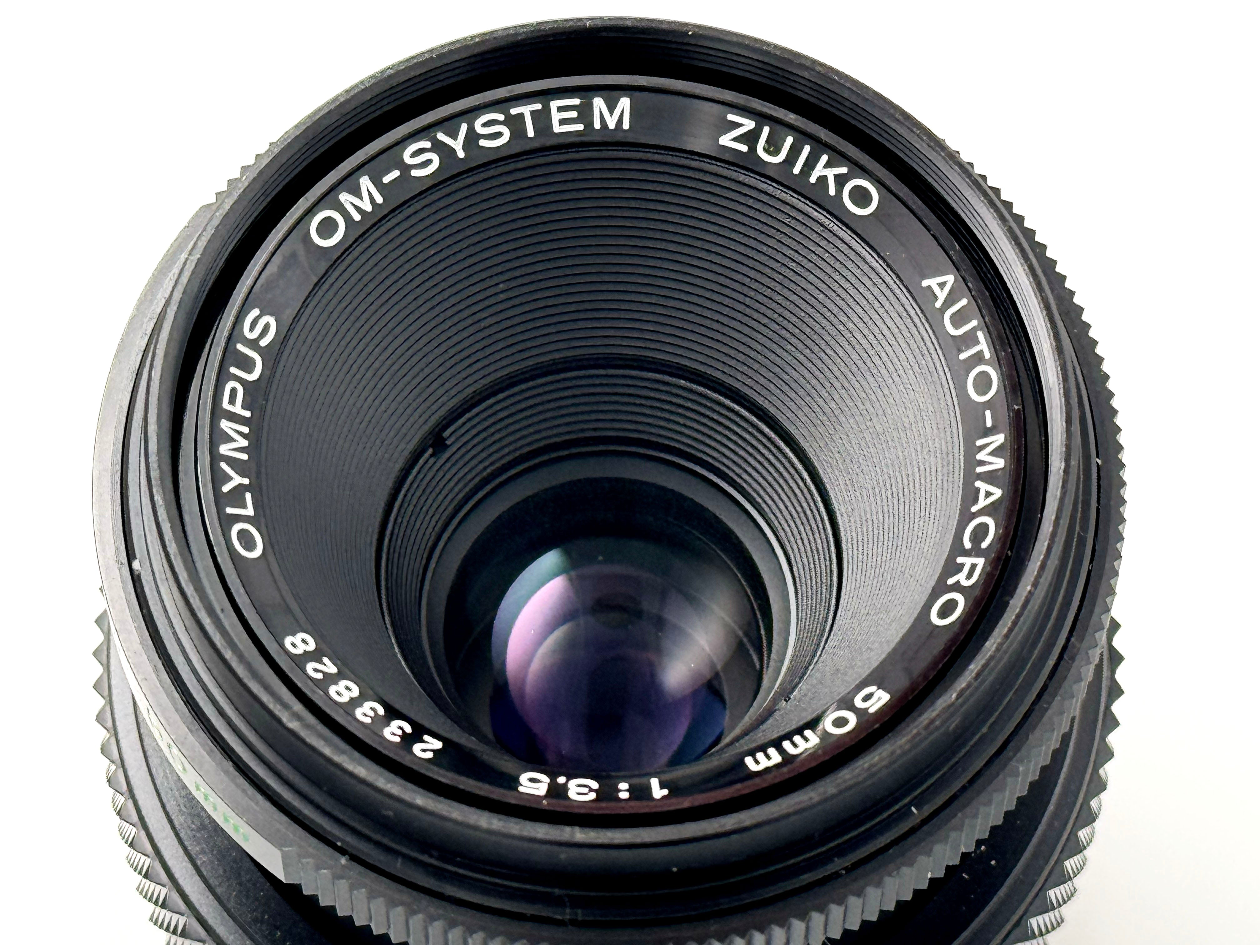 OLYMPUS OM-SYSTEM ZUIKO AUTO-MACRO 50mm F2 + AUTO 25 OMマウント