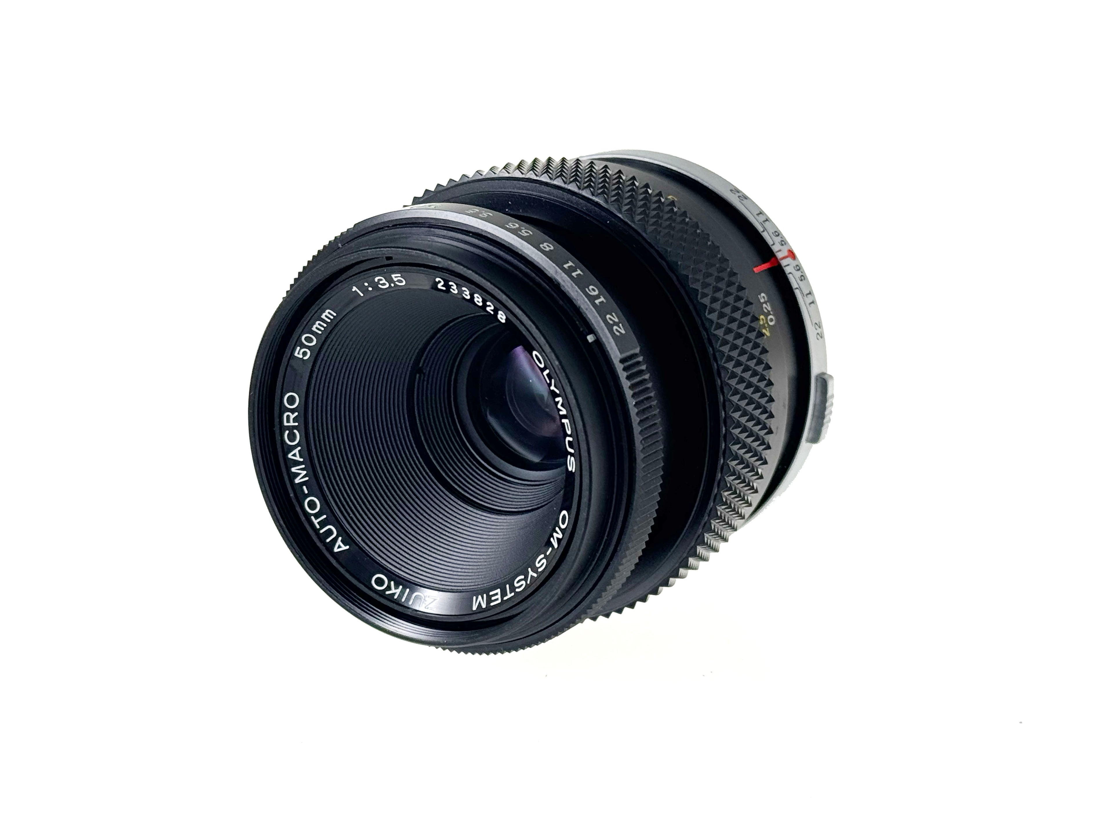 Vintage Olympus Zuiko 50mm F3.5 Macro Lens (Exc)