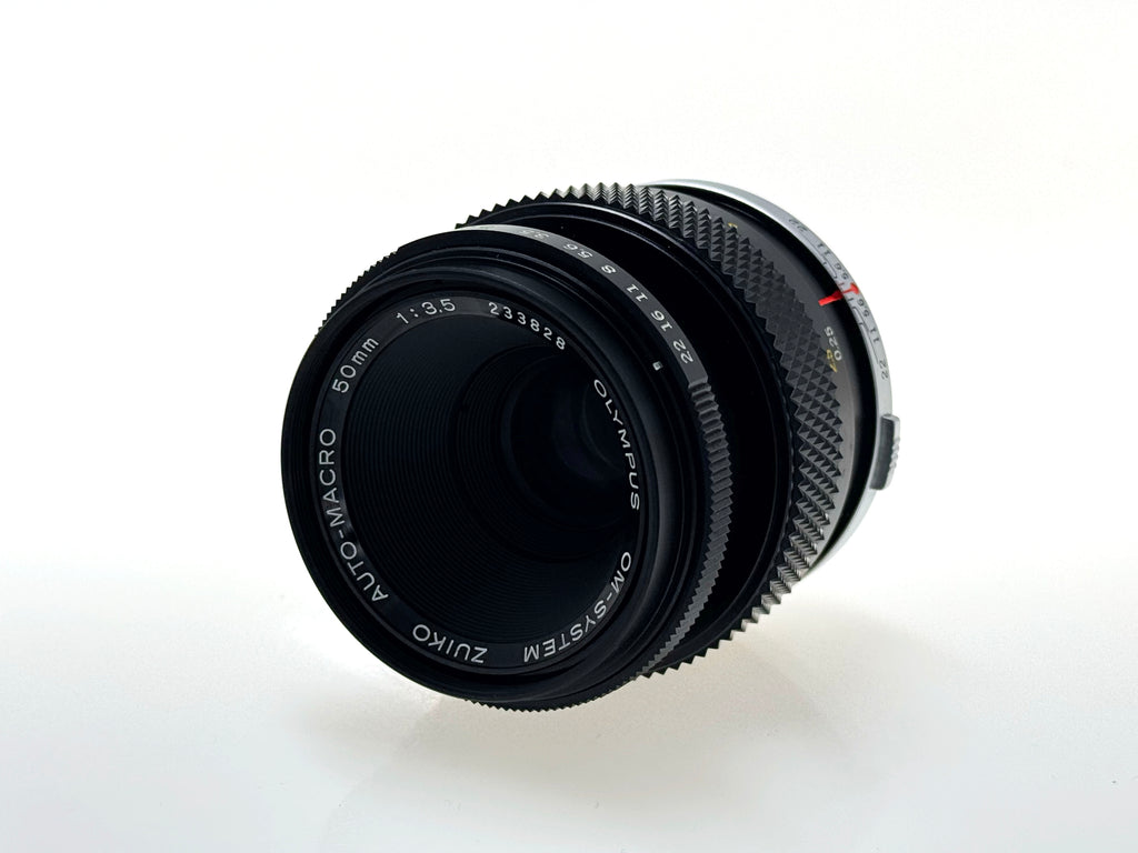 Vintage Olympus Zuiko 50mm F3.5 Macro Lens (Exc)
