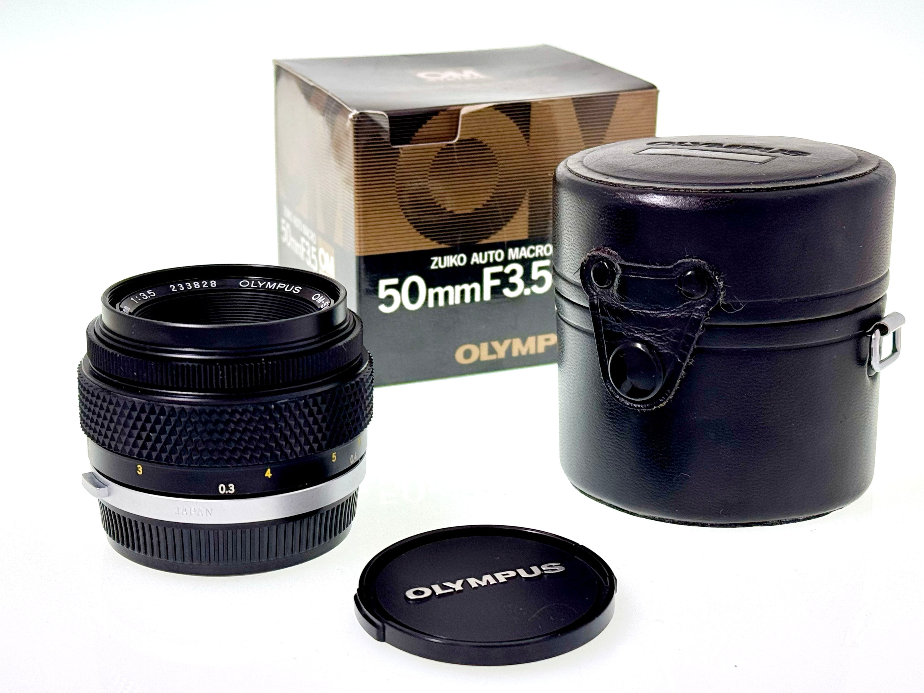 Vintage Olympus Zuiko 50mm F3.5 Macro Lens (Exc)