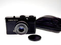 Vintage Olympus Rare All Black Trip 35 with Leather case (Exc)