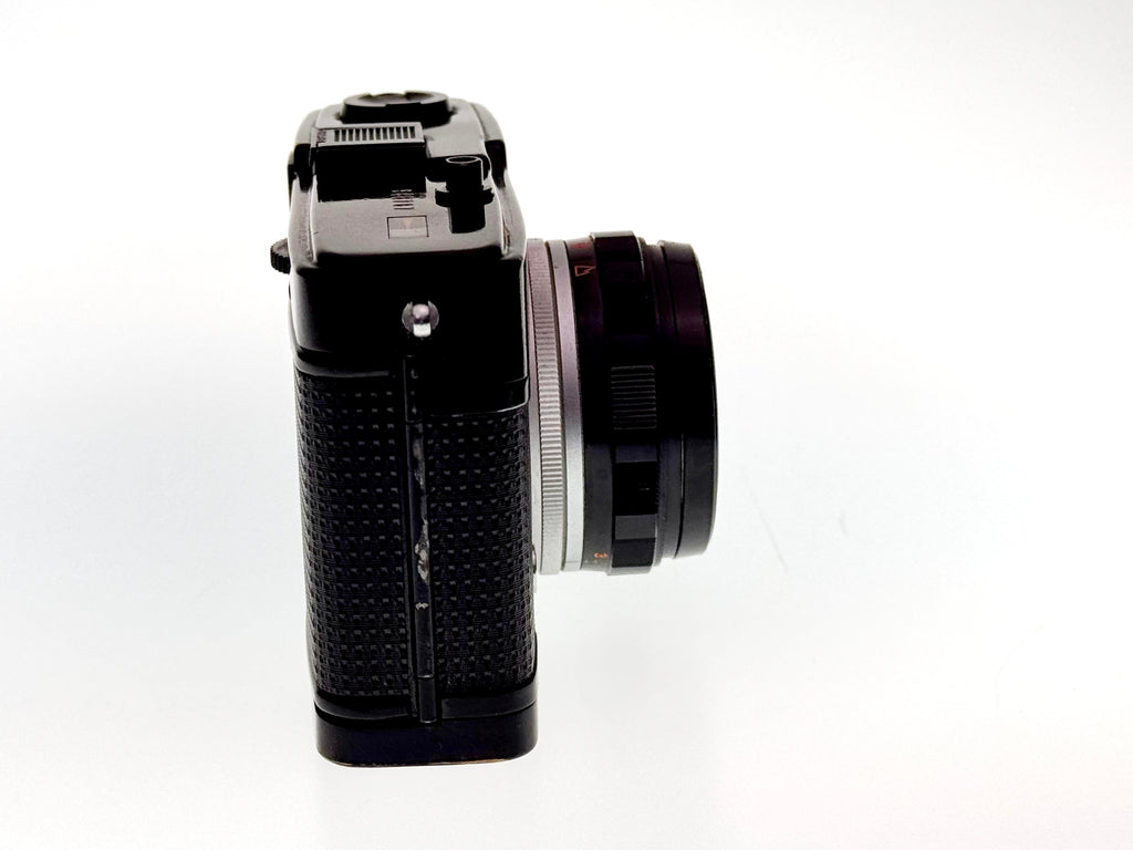 Vintage Olympus Rare All Black Trip 35 with Leather case (Exc)