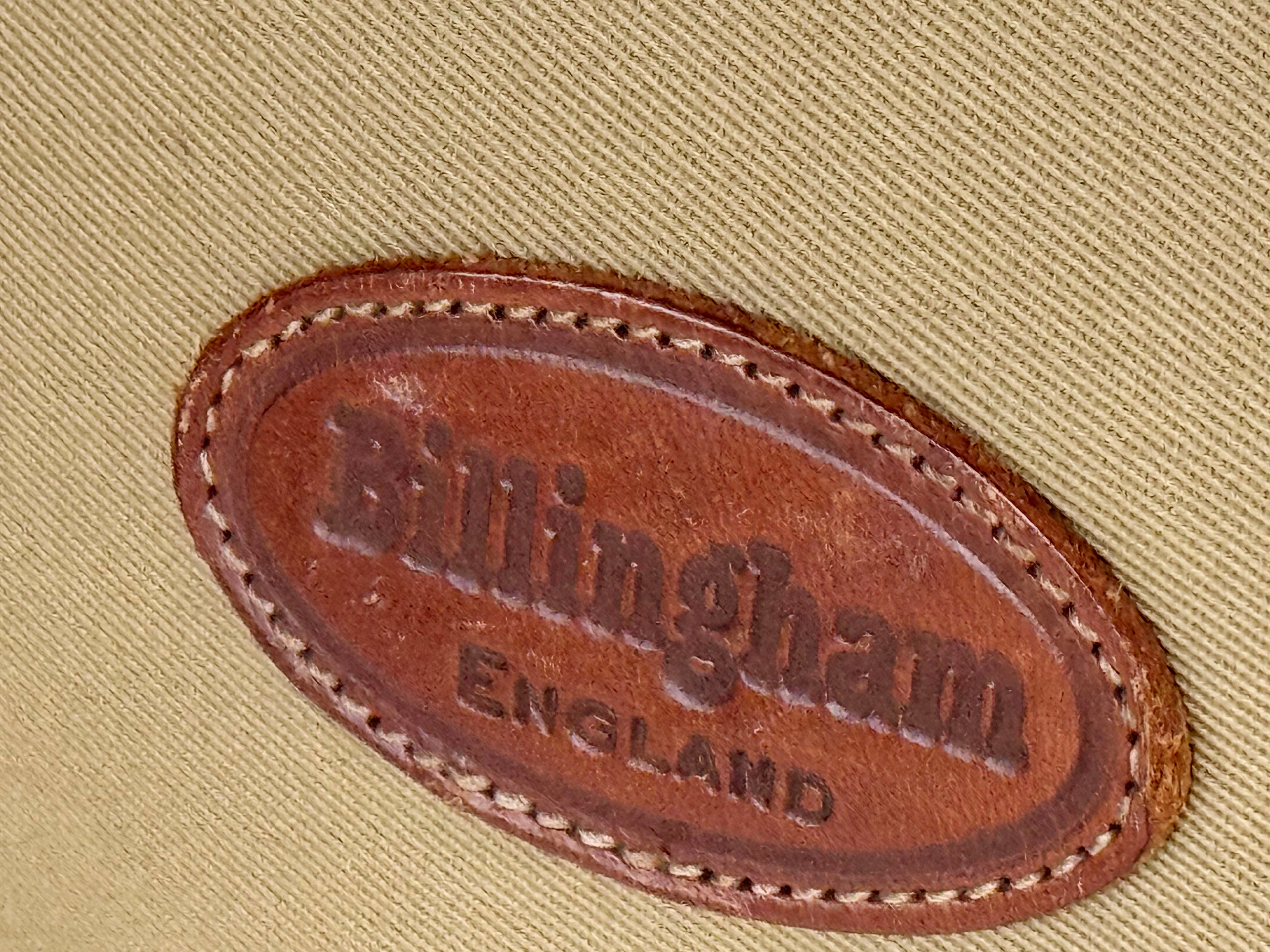 Vintage Billingham Hadley Pro Camera Bag, - khaki and tan (Vg)
