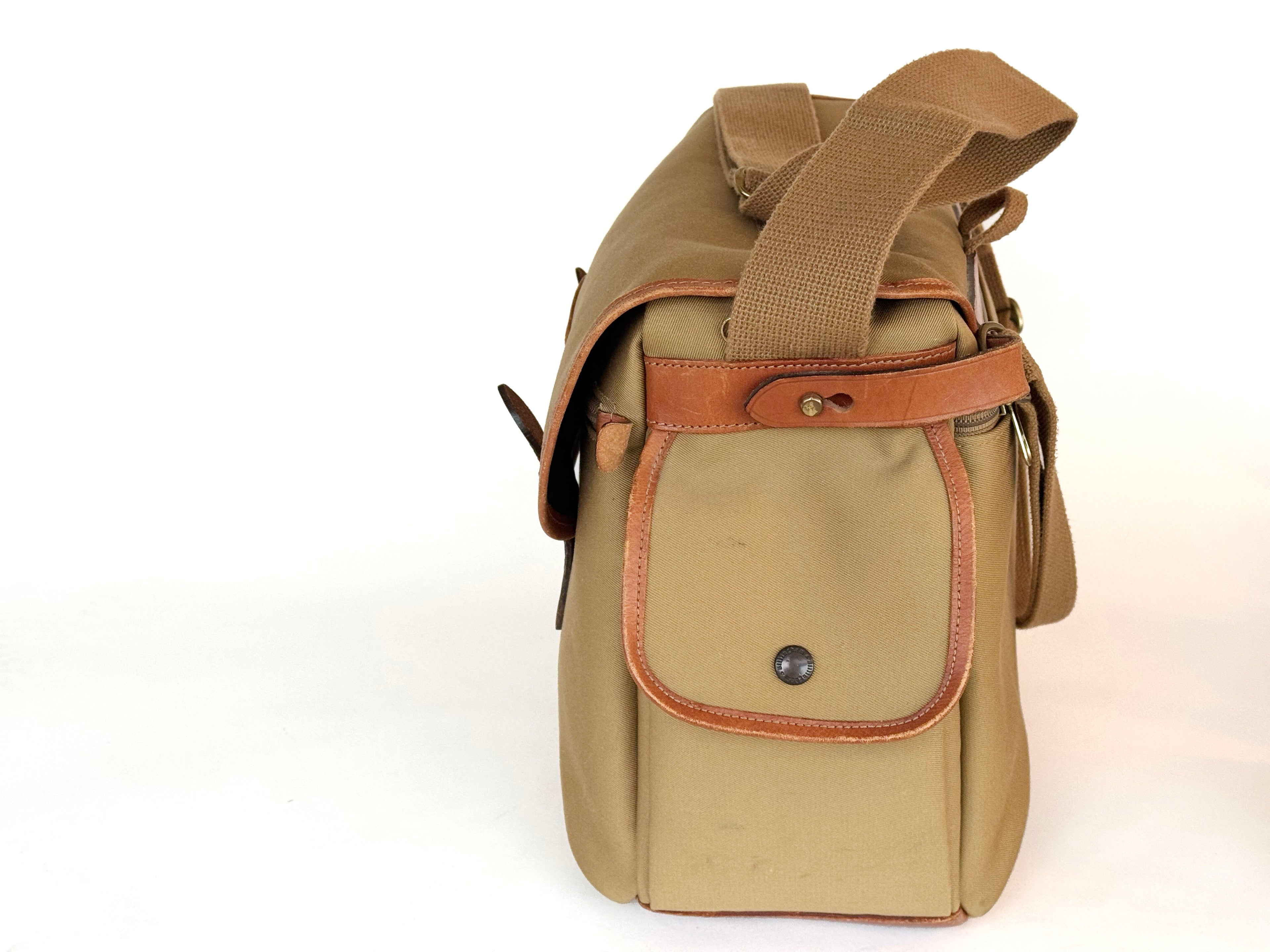 Vintage Billingham Hadley Pro Camera Bag, - khaki and tan (Vg)