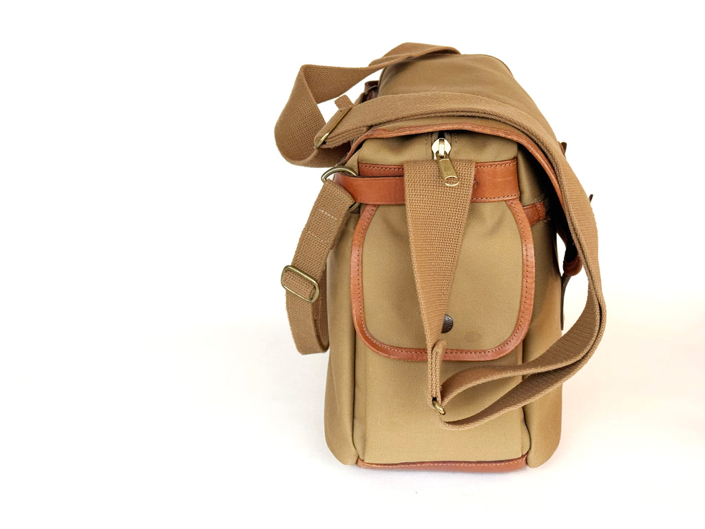 Vintage Billingham Hadley Pro Camera Bag, - khaki and tan (Vg)