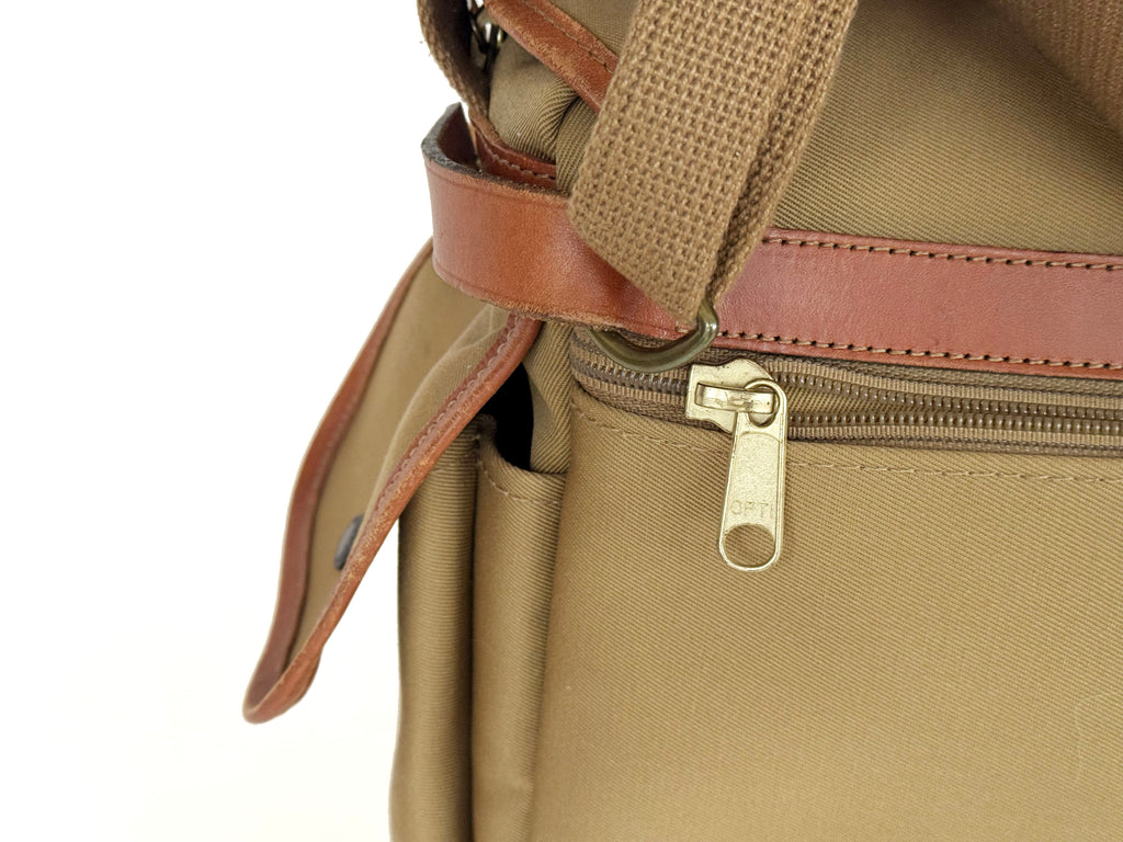 Vintage Billingham Hadley Pro Camera Bag, - khaki and tan (Vg)