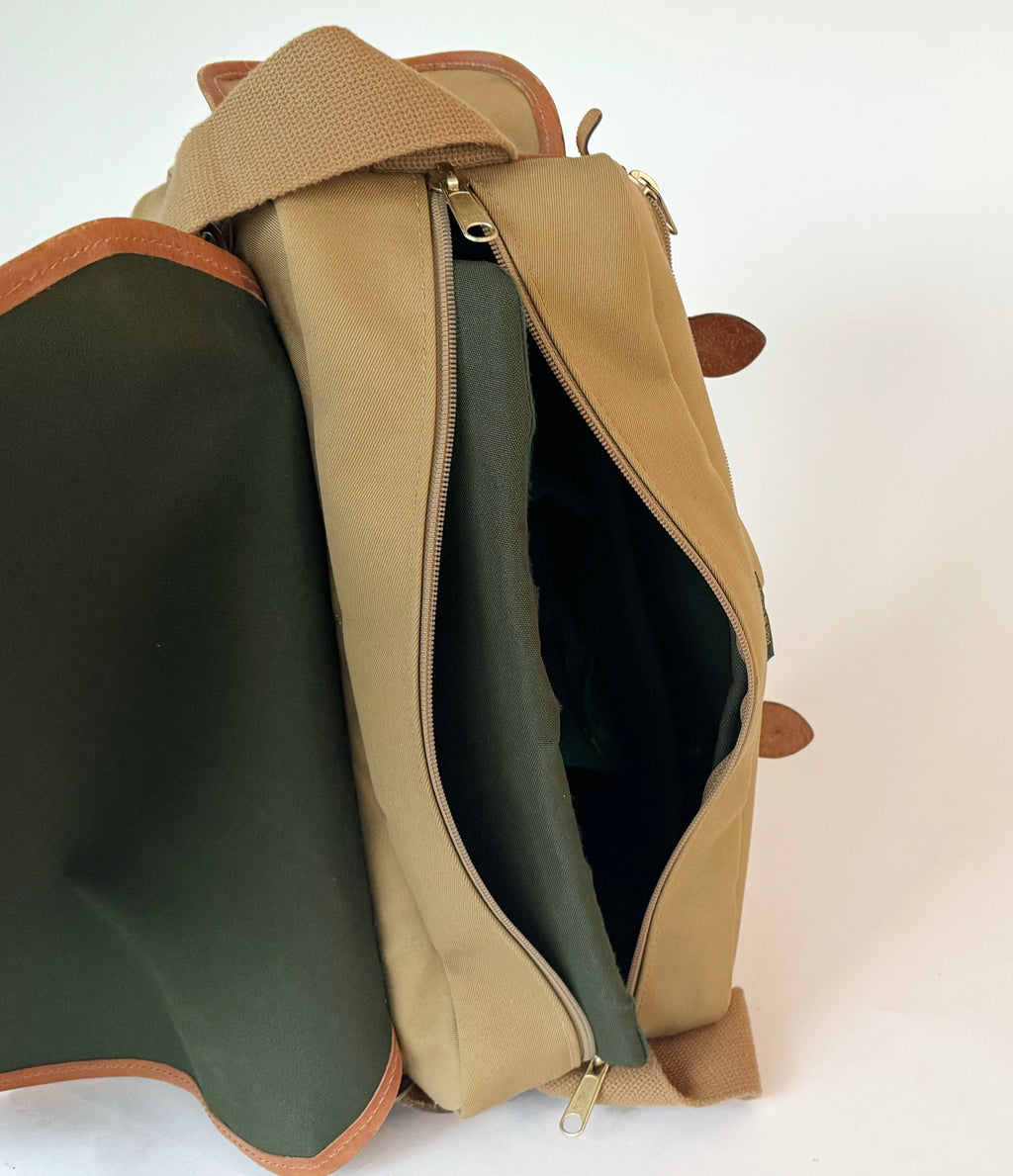 Vintage Billingham Hadley Pro Camera Bag, - khaki and tan (Vg)