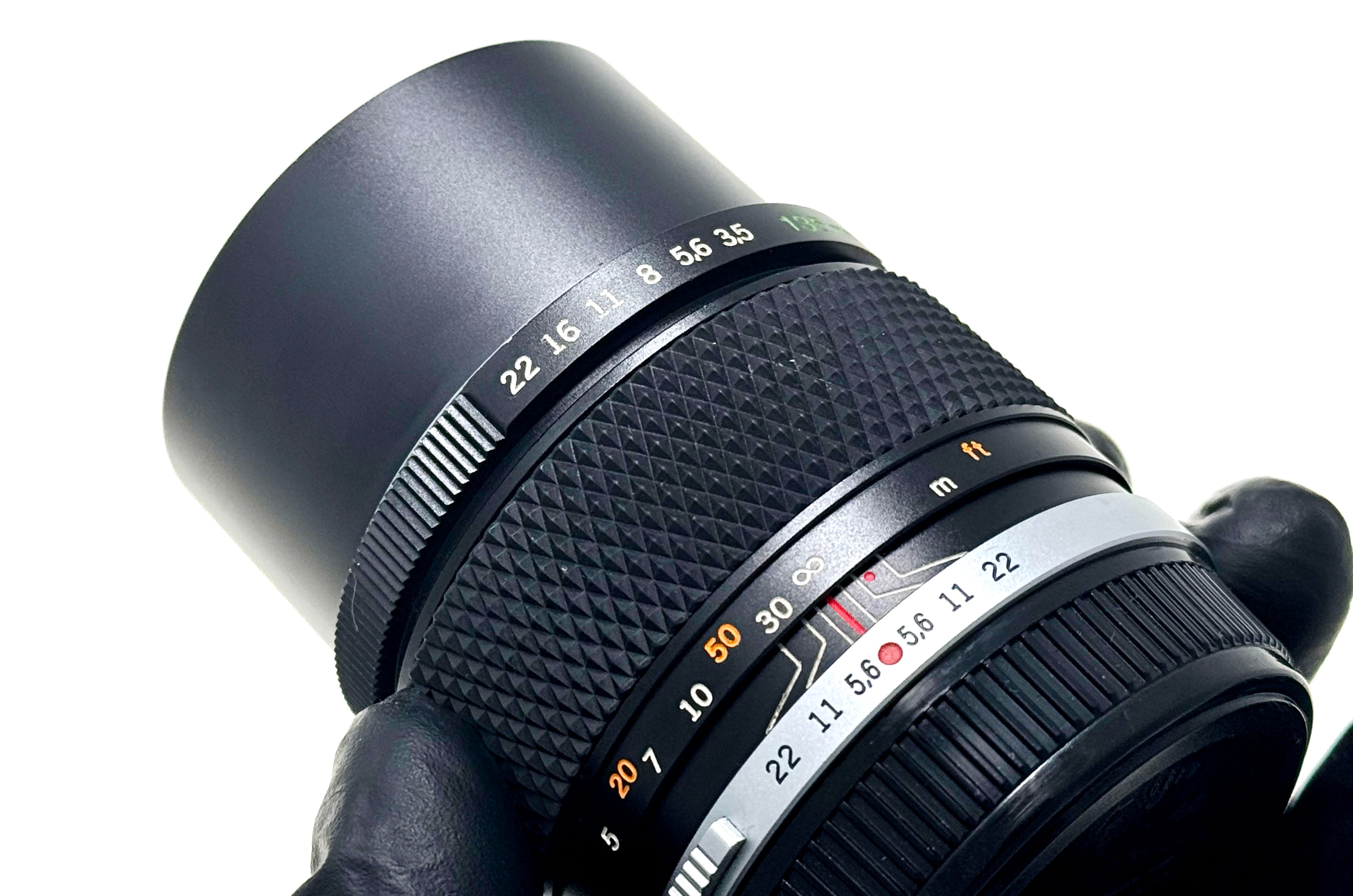 Vintage Olympus E.Zuiko 135mm F3.5 'Silver Nose' Lens (Vg)
