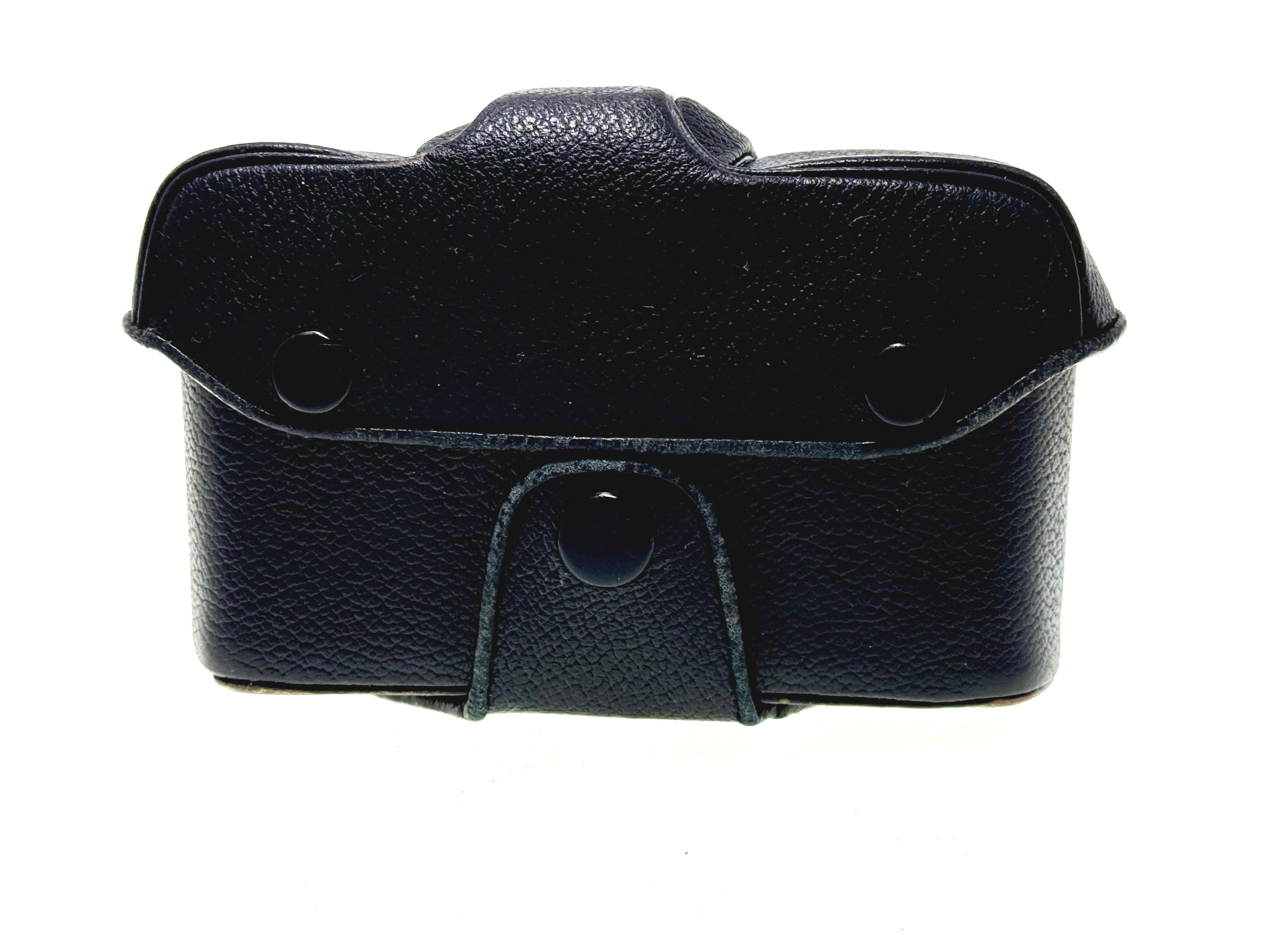 Vintage Olympus Hard Leather 1/2 Case. For OM-1 & OM-2 (Gd)