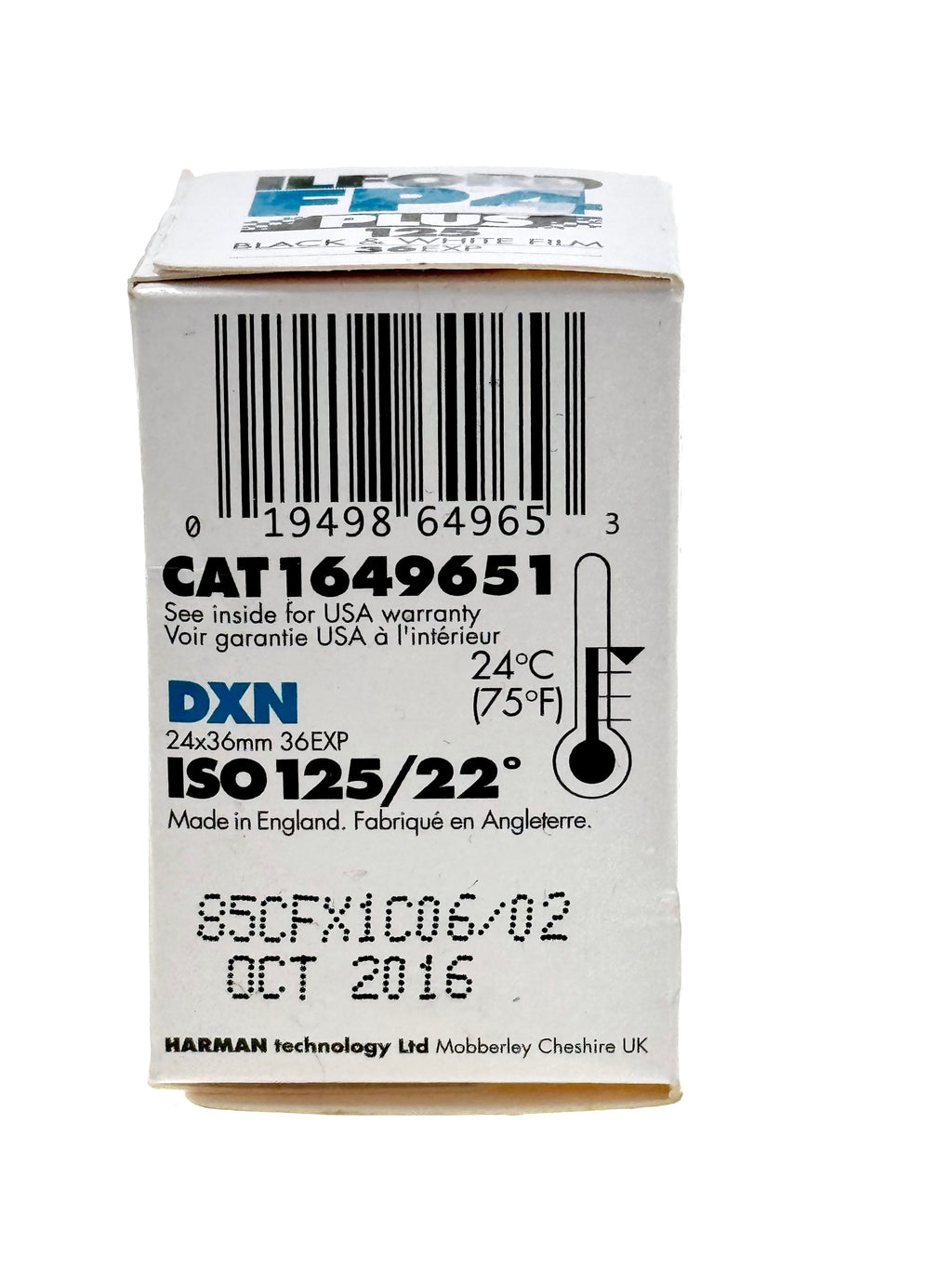 Ilford FP4 Plus 35mm Black and White Film OUT OF DATE
