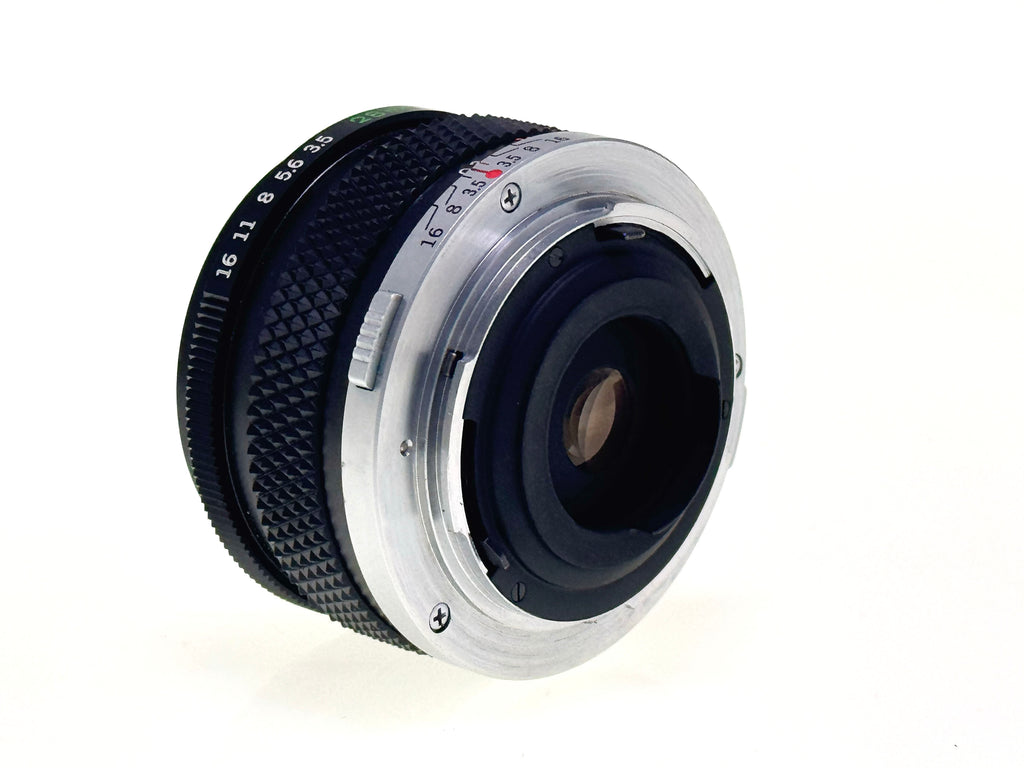 Vintage Olympus G.Zuiko 28mm F3.5 Silvernose Wide Angle Lens (Gd)