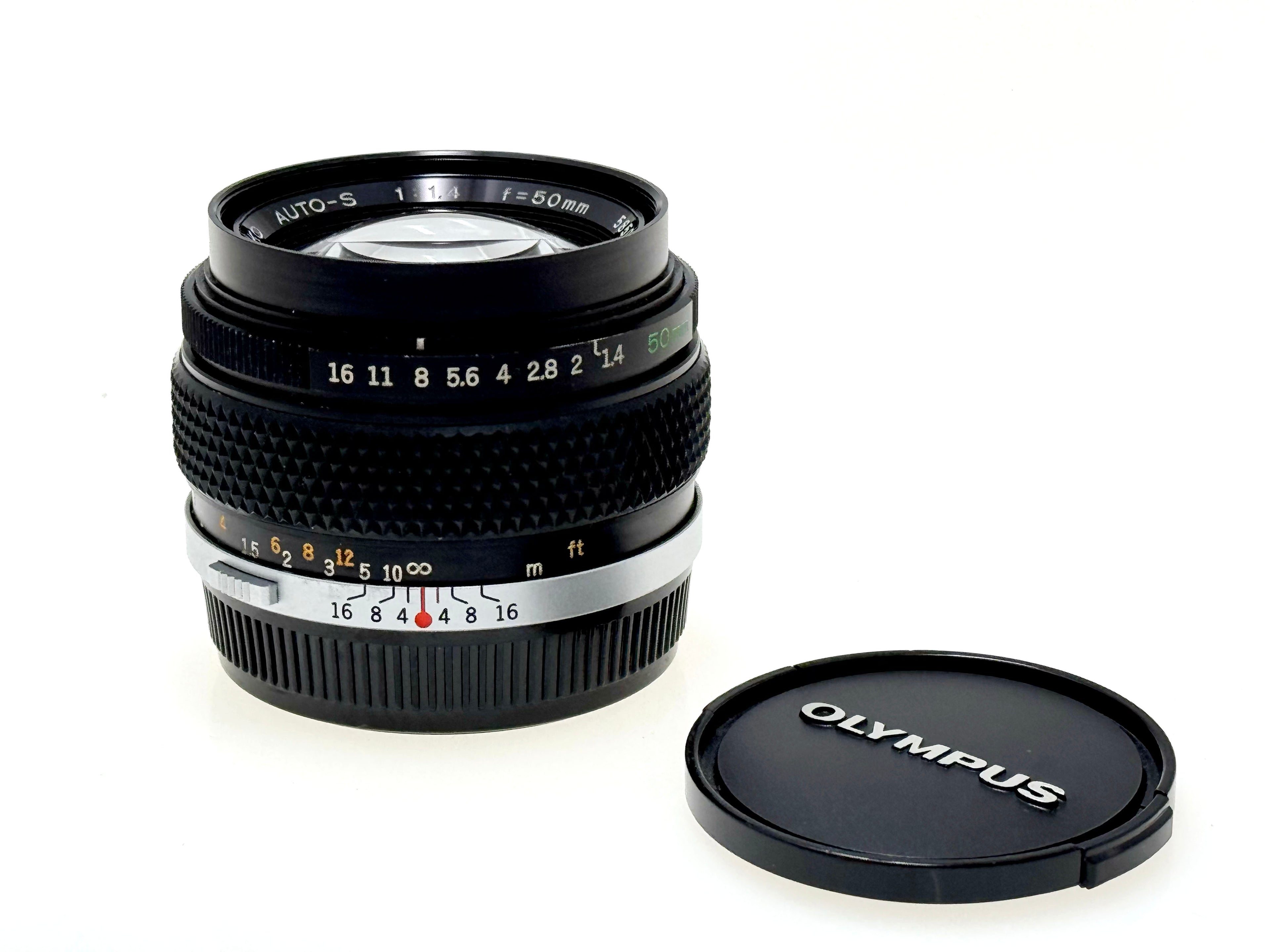 Vintage Olympus G.Zuiko 50mm F1.4 Lens (Gd)