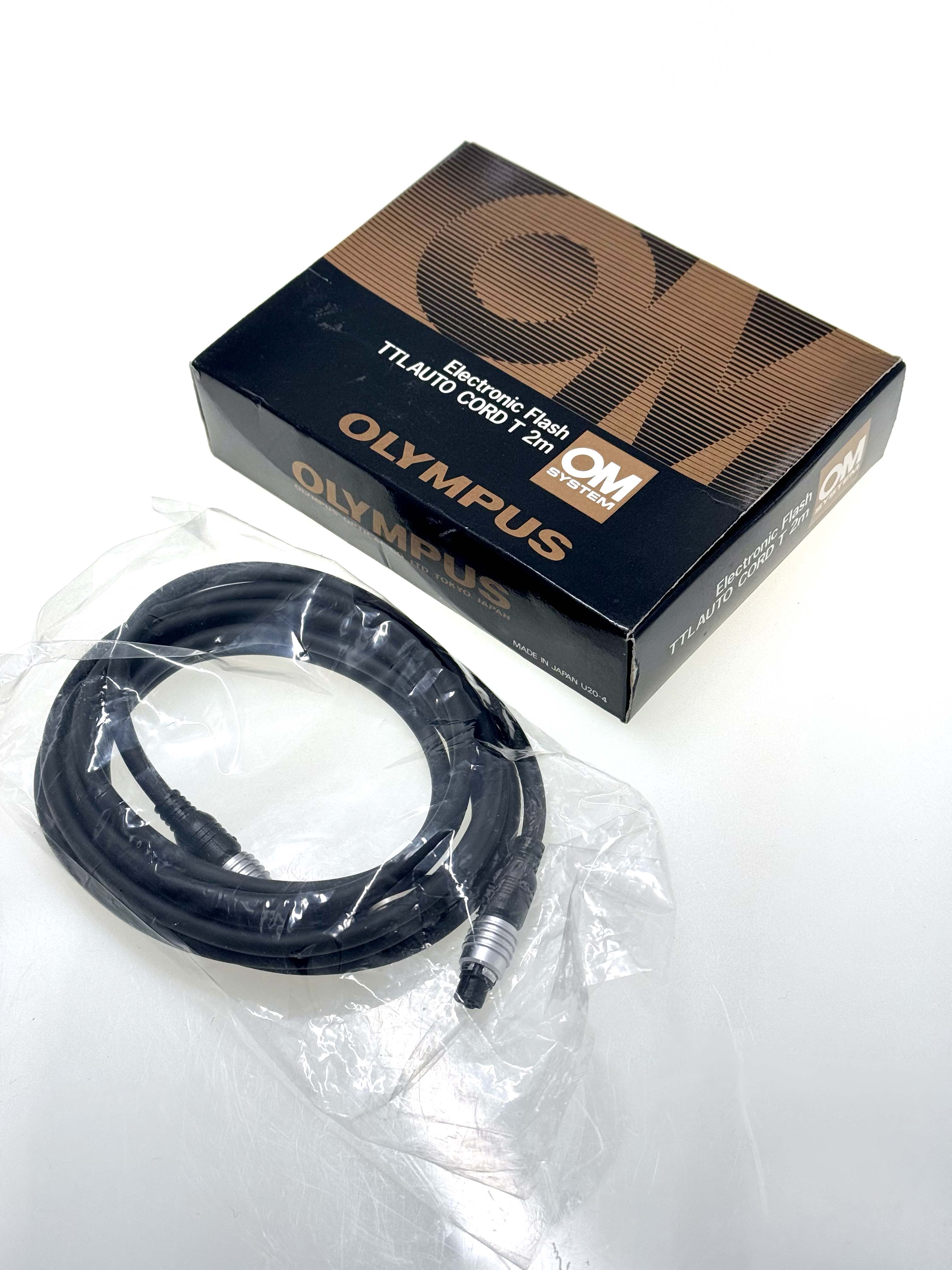 Vintage Olympus TT Auto Flash Cord T 2m - Boxed (Ex)