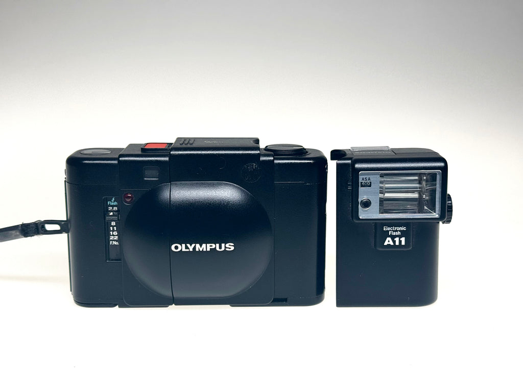 Vintage Olympus XA Rangefinder with A11 Flash (Exc)