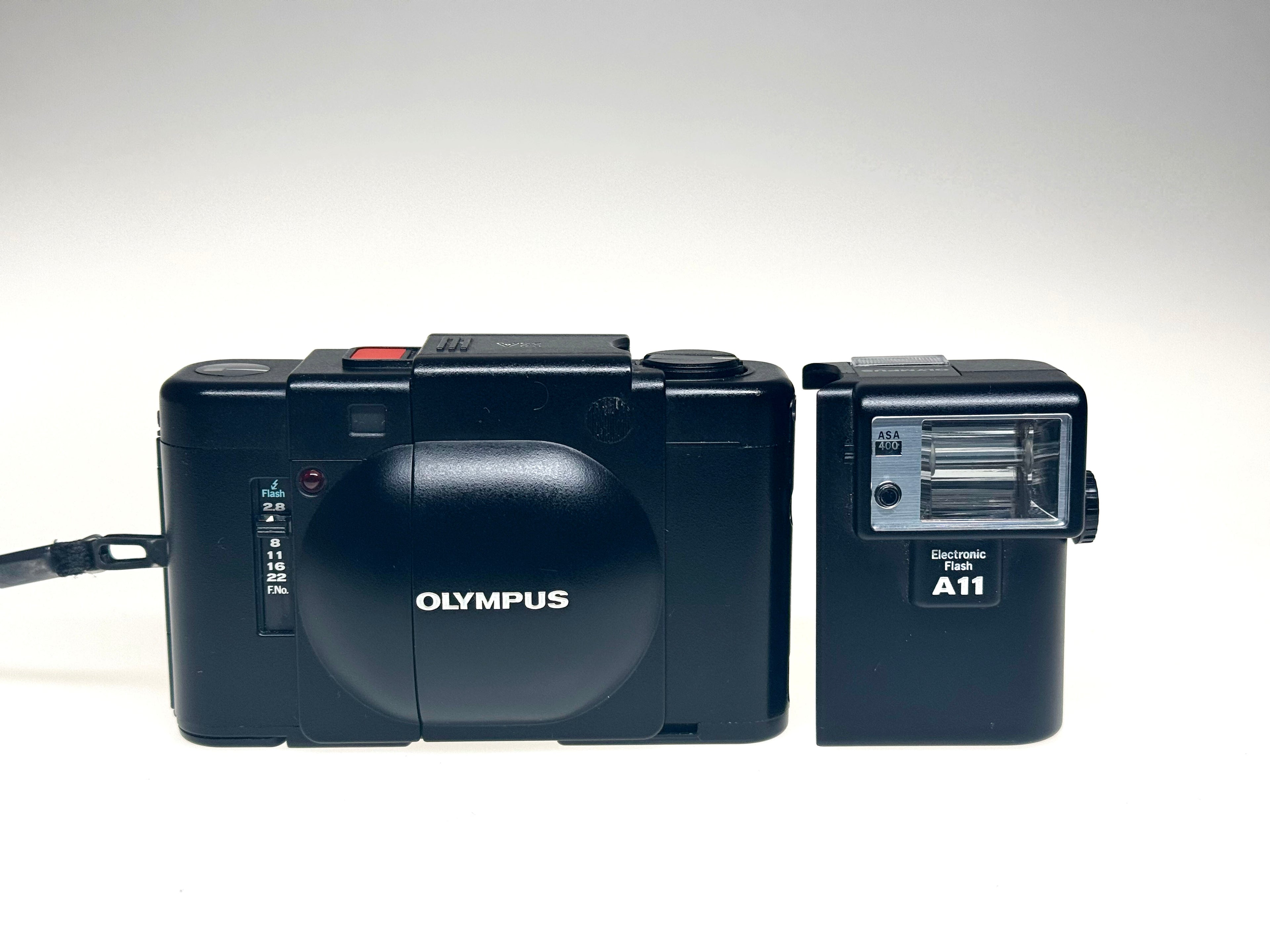 Vintage Olympus XA Rangefinder with A11 Flash (Exc)