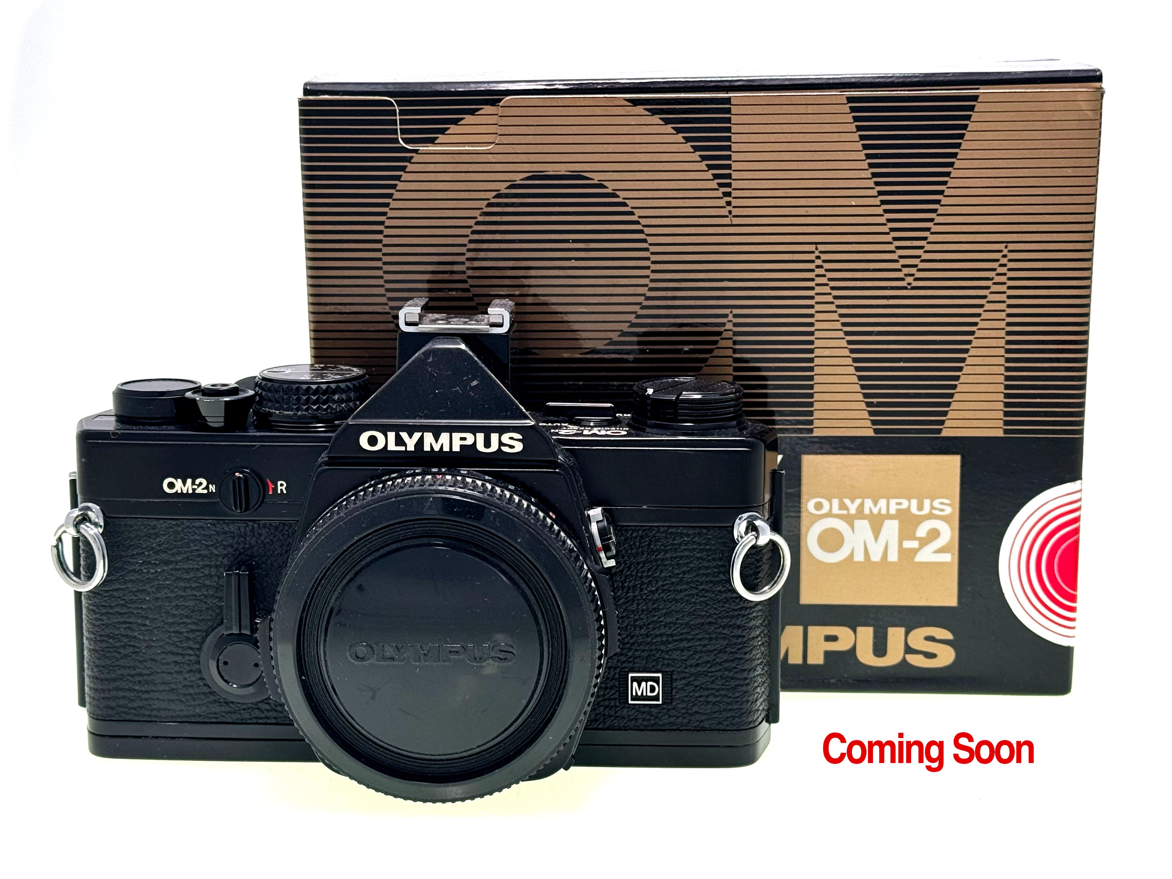 Vintage Olympus Black OM-2n Film Camera Body (Gd)