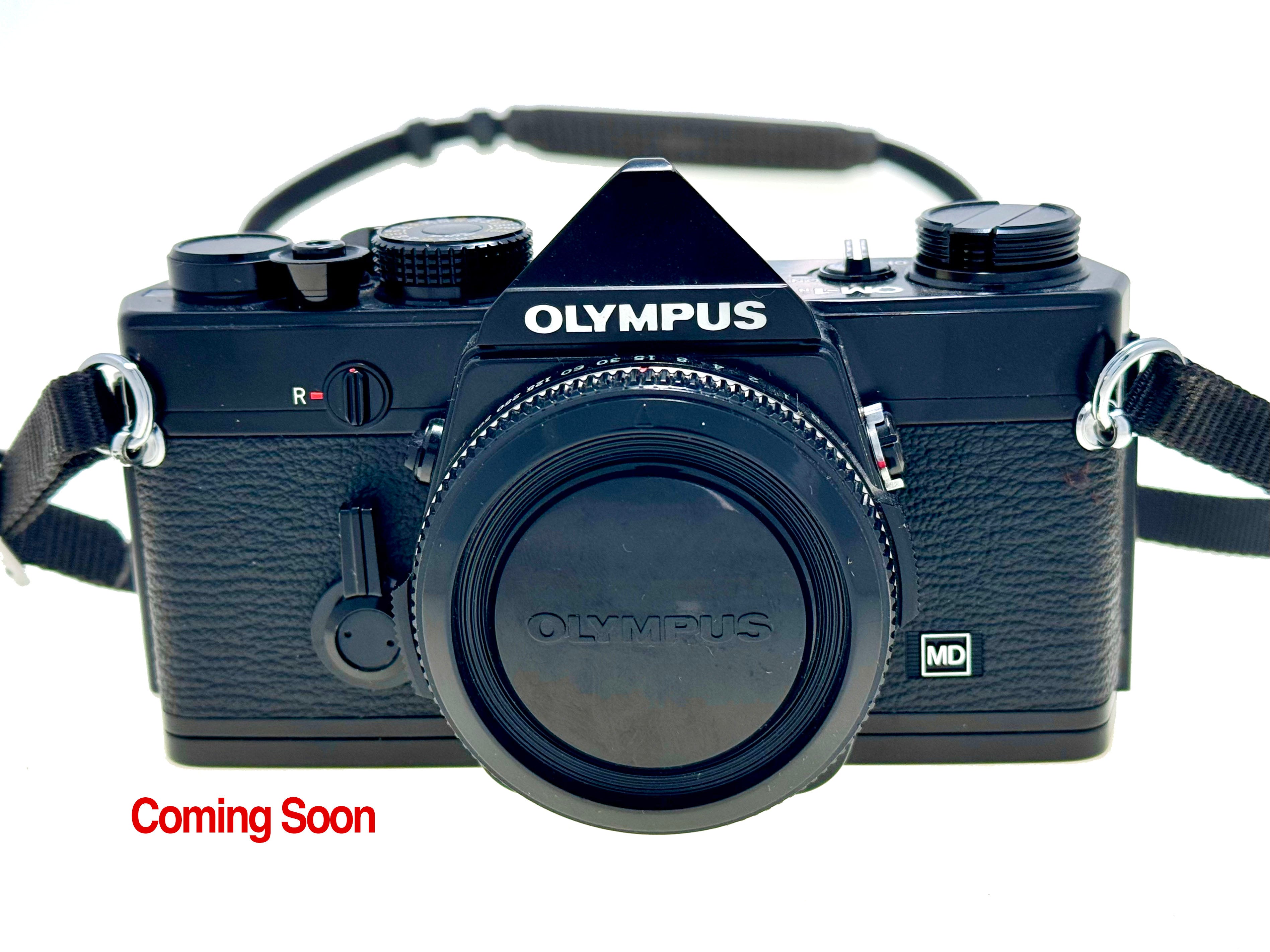 Vintage Olympus OM-1n Black Body Stunning (Exc)