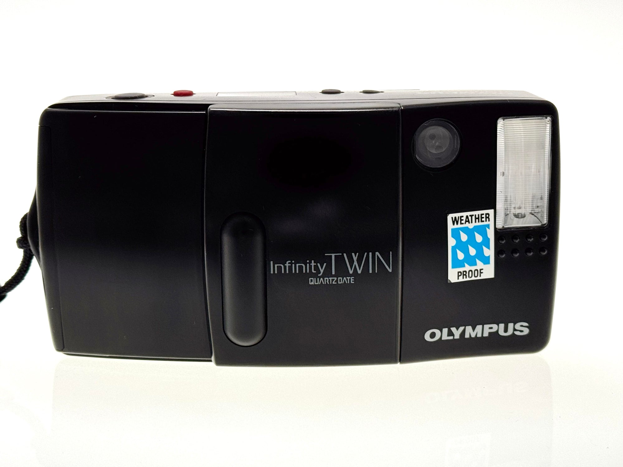 Vintage Olympus Infinity TWIN Quartz biaxial Lens Compact Camera (Gd)