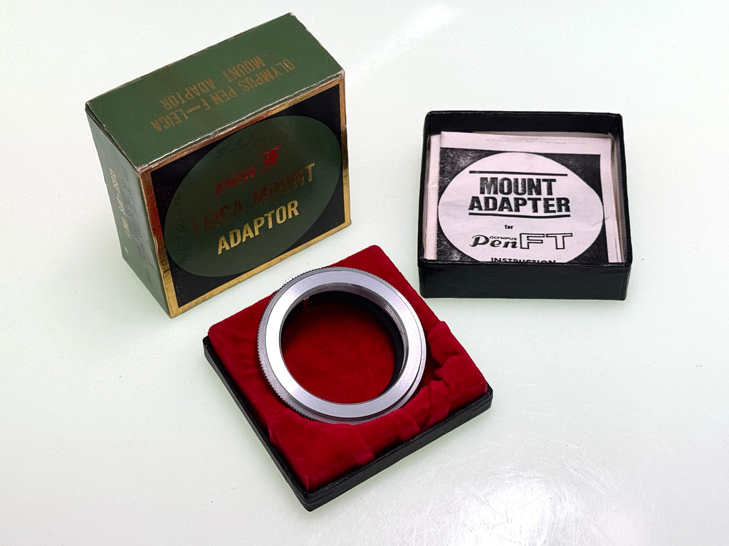 Vintage Olympus Pen F Mount Adapter for Leica L39 (Exc)