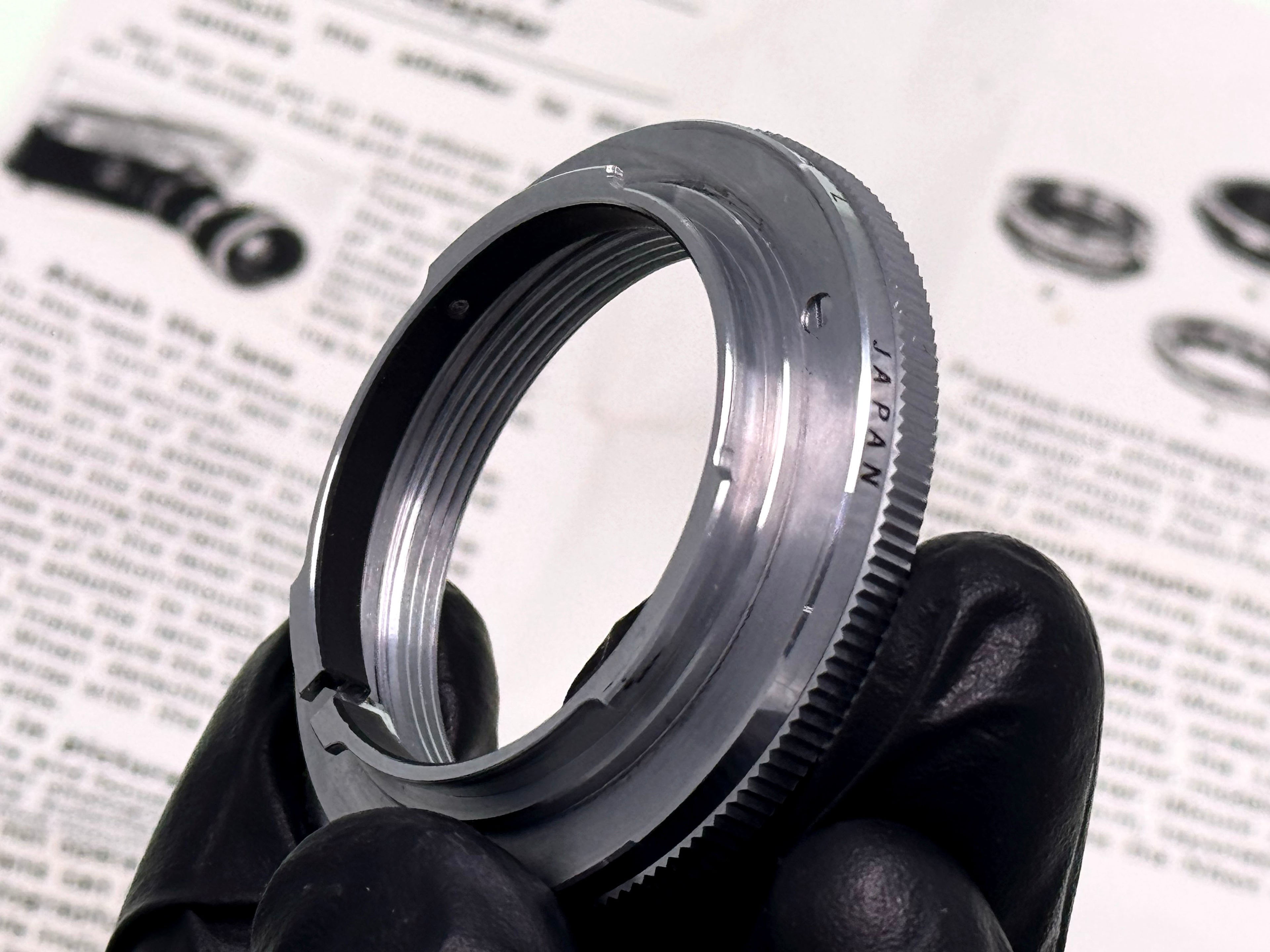 Vintage Olympus Pen F Mount Adapter for Leica L39 (Exc)