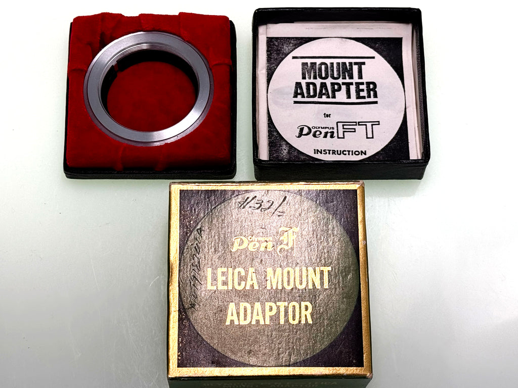 Vintage Olympus Pen F Mount Adapter for Leica L39 (Exc)
