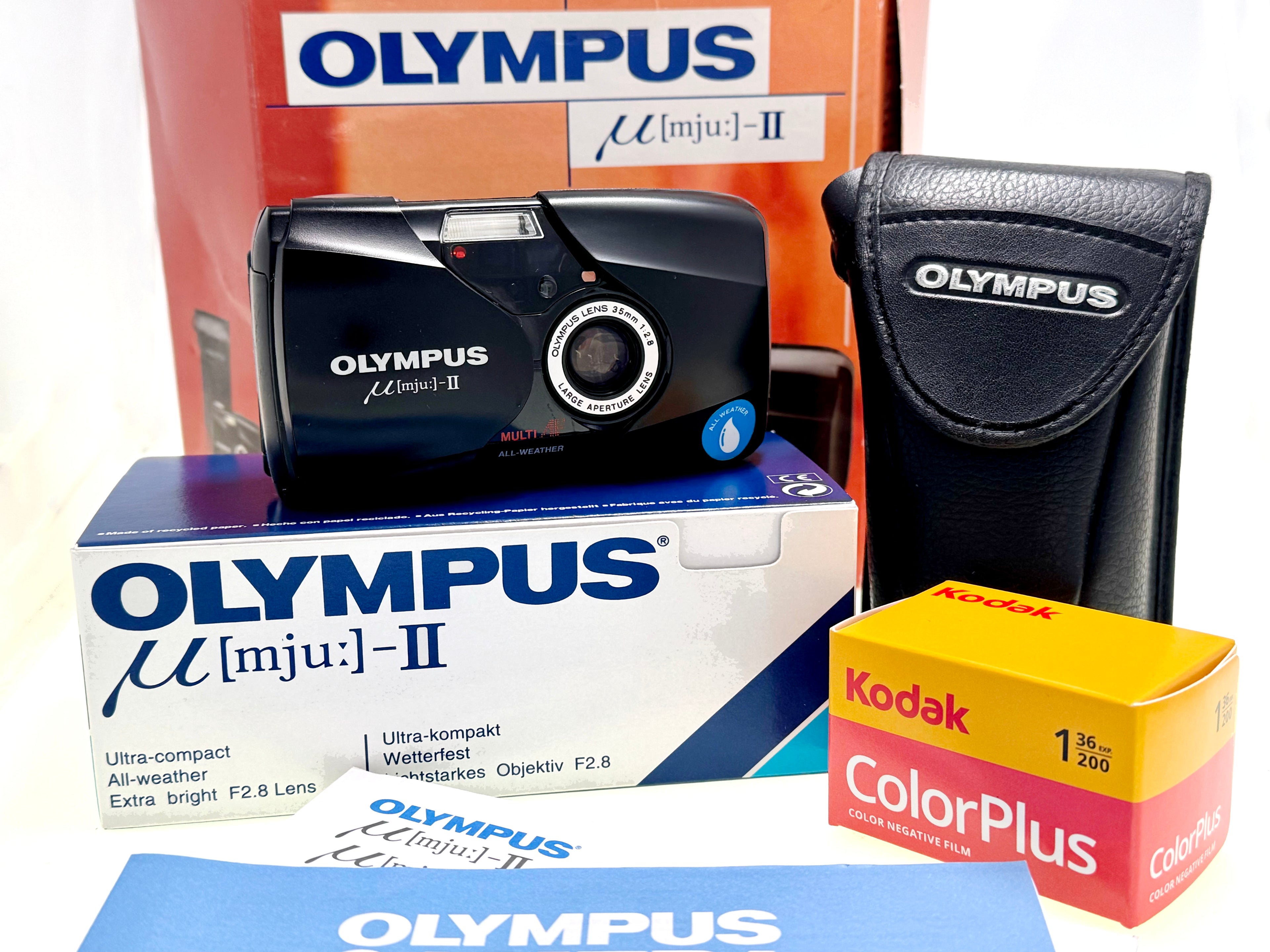 Vintage Olympus Mju II (Stylus Epic) Original Kit (Vg)