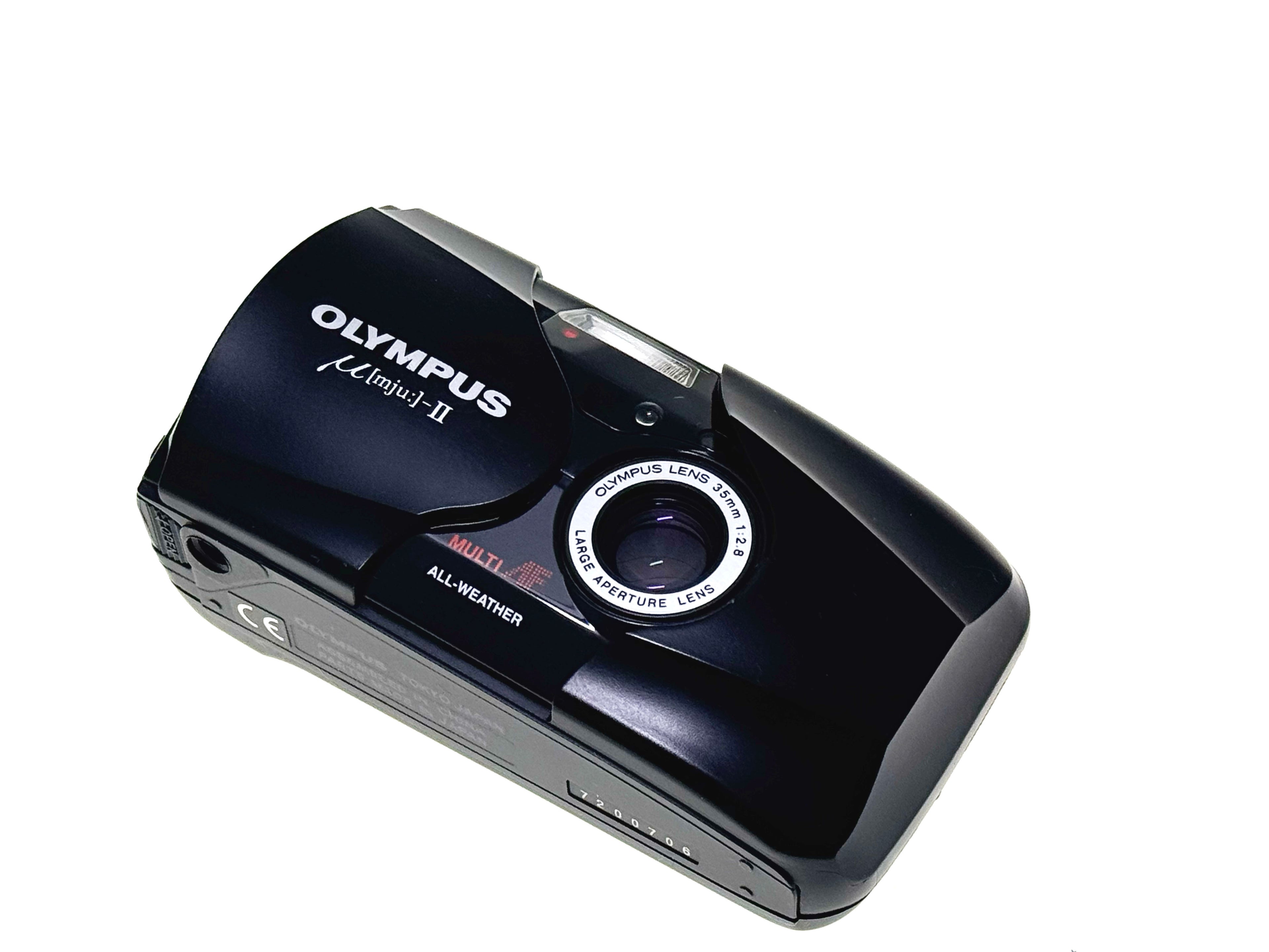 Vintage Olympus mju II (Stylus Epic) with original case and strap (Exc)