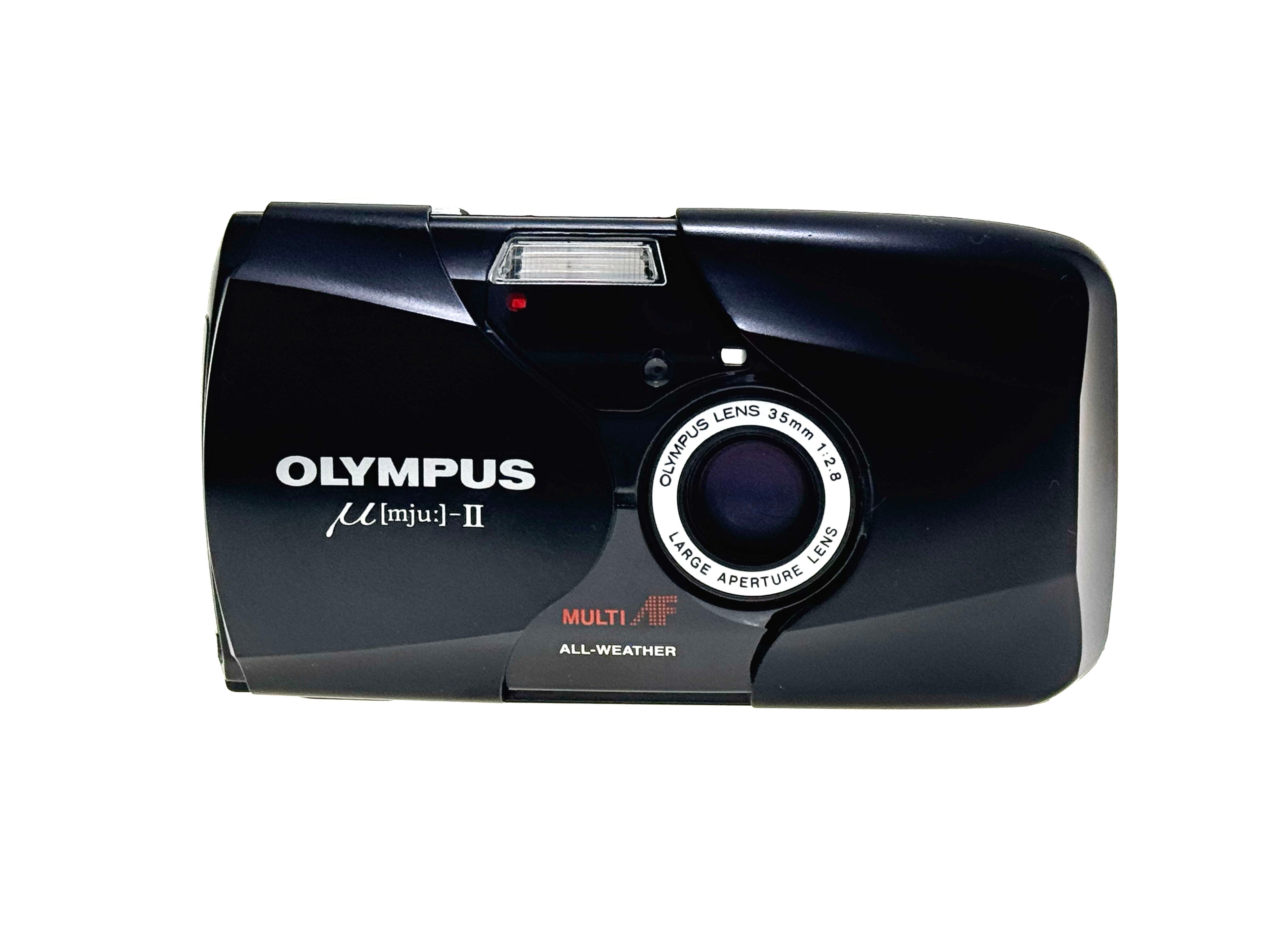 Vintage Olympus mju II (Stylus Epic) with original case and strap (Exc)