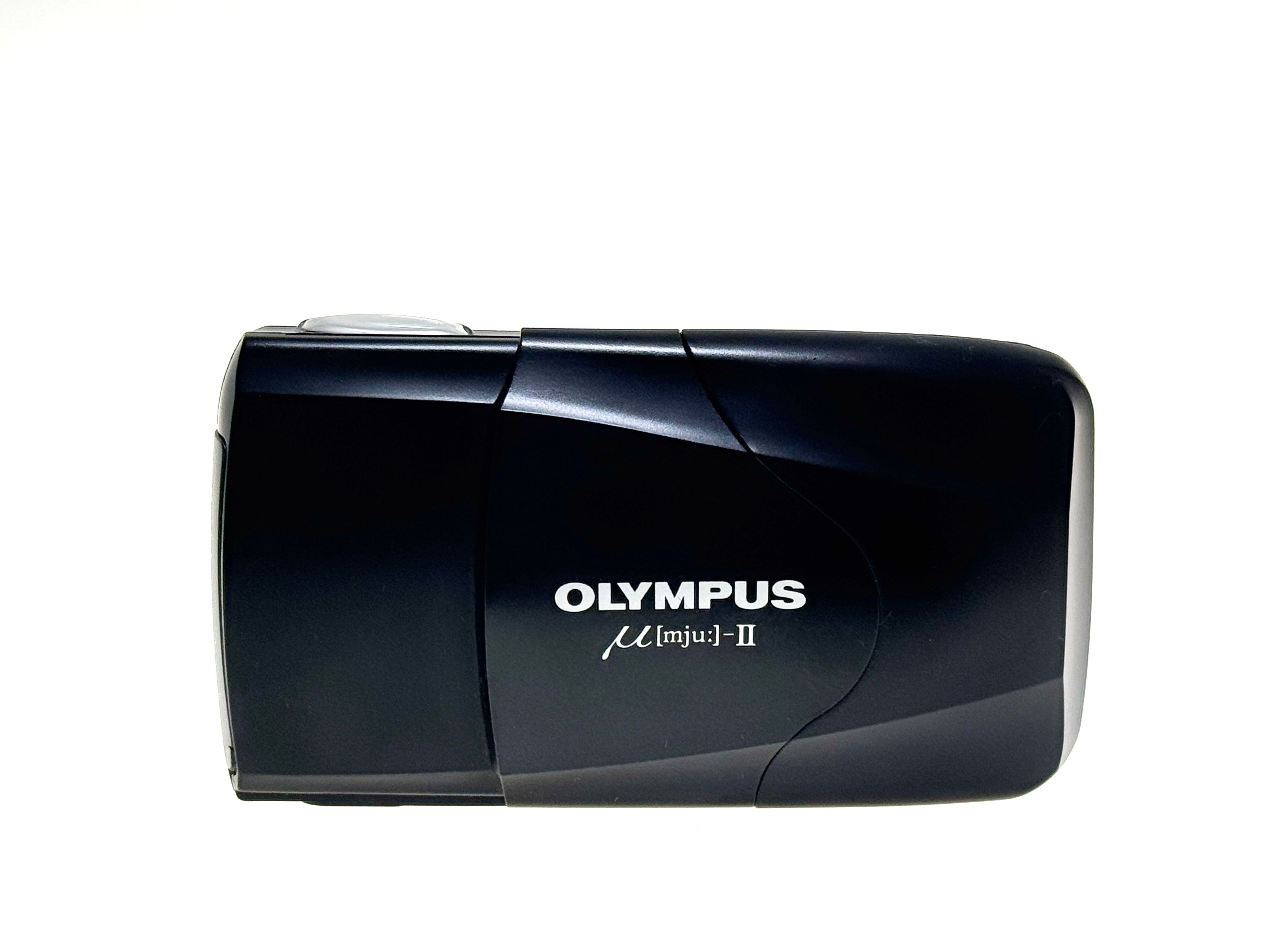 Vintage Olympus mju II (Stylus Epic) with original case and strap (Exc)