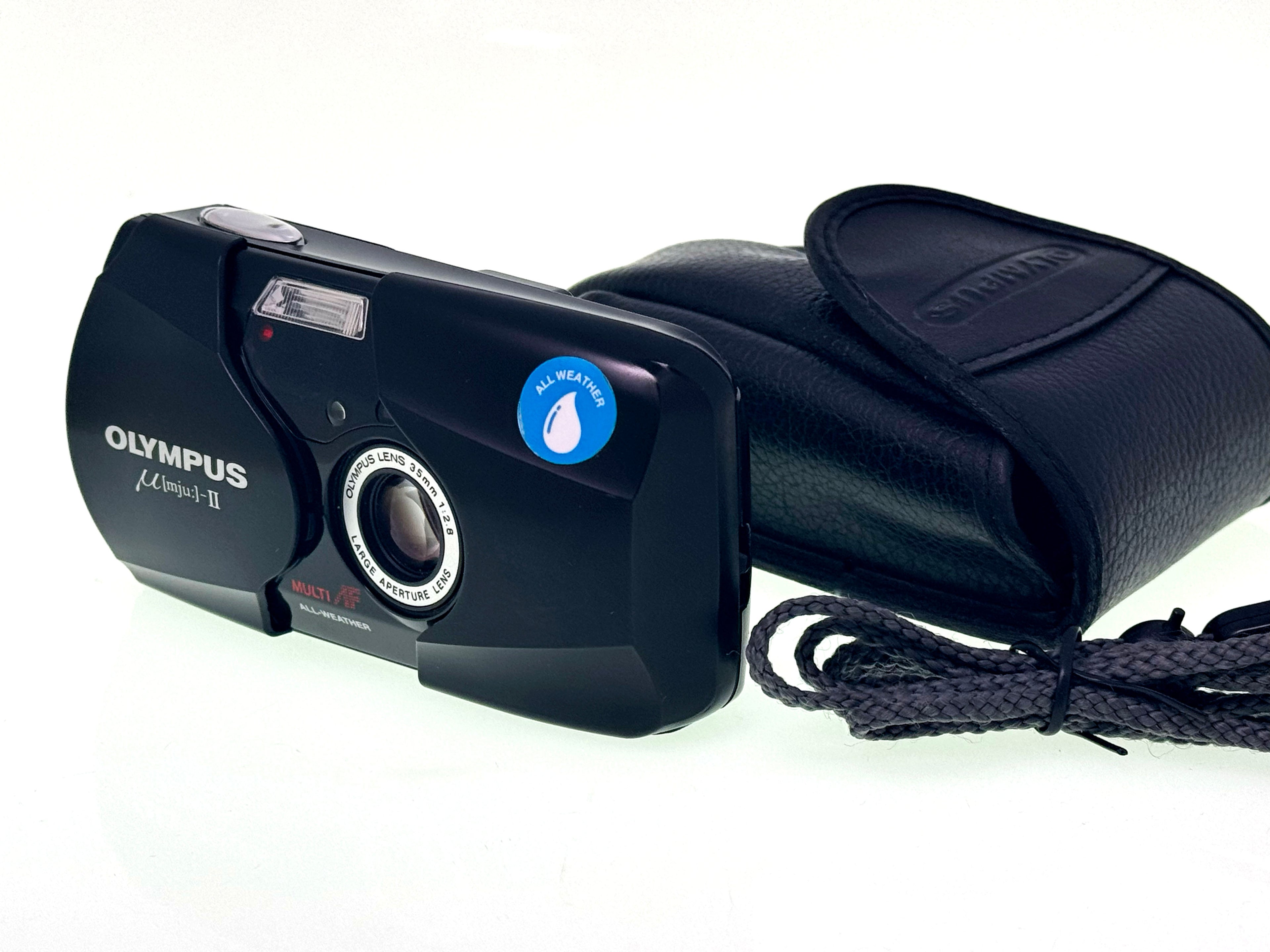 Vintage Olympus Mju ii (Stylus Epic) with case and strap (Exc)