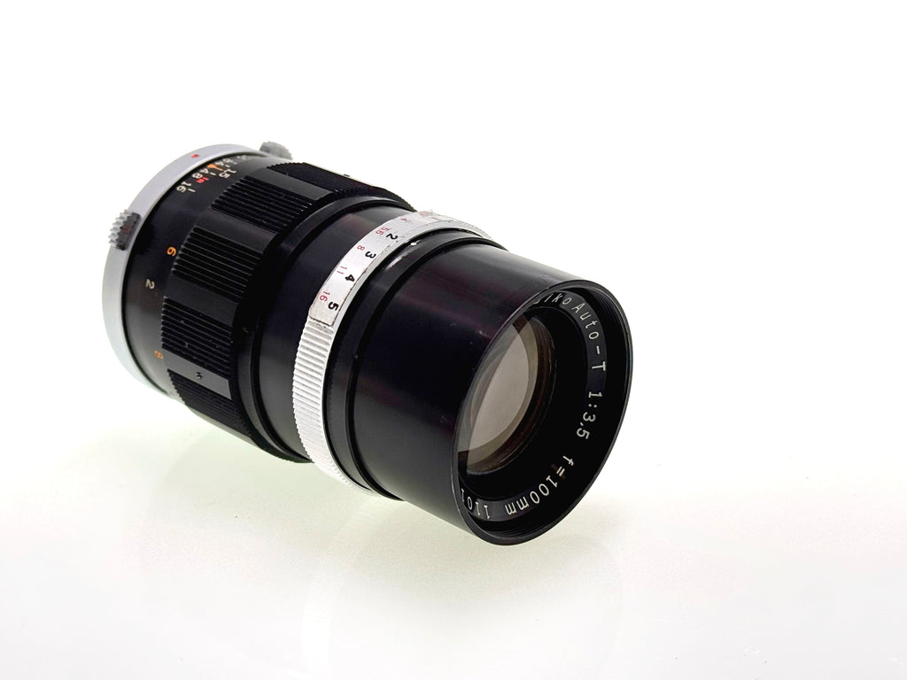 Vintage Olympus Zuiko Auto-T 100mm F3.5 Pen F Lens (Gd)