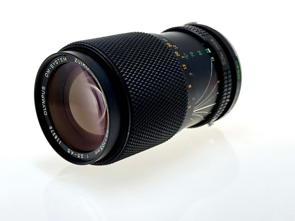 Vintage Olympus Zuiko 35-105mm F3.5/.4.5 Zoom Macro Lens (Gd)