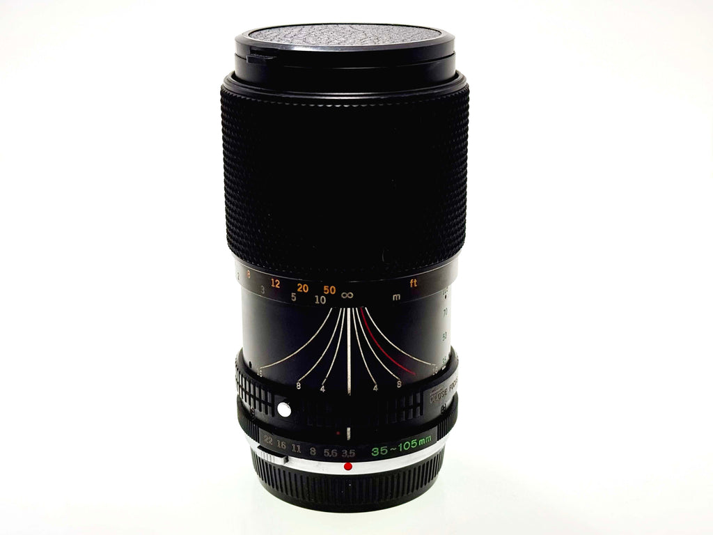 Vintage Olympus Zuiko 35-105mm F3.5/.4.5 Zoom Macro Lens (Gd)