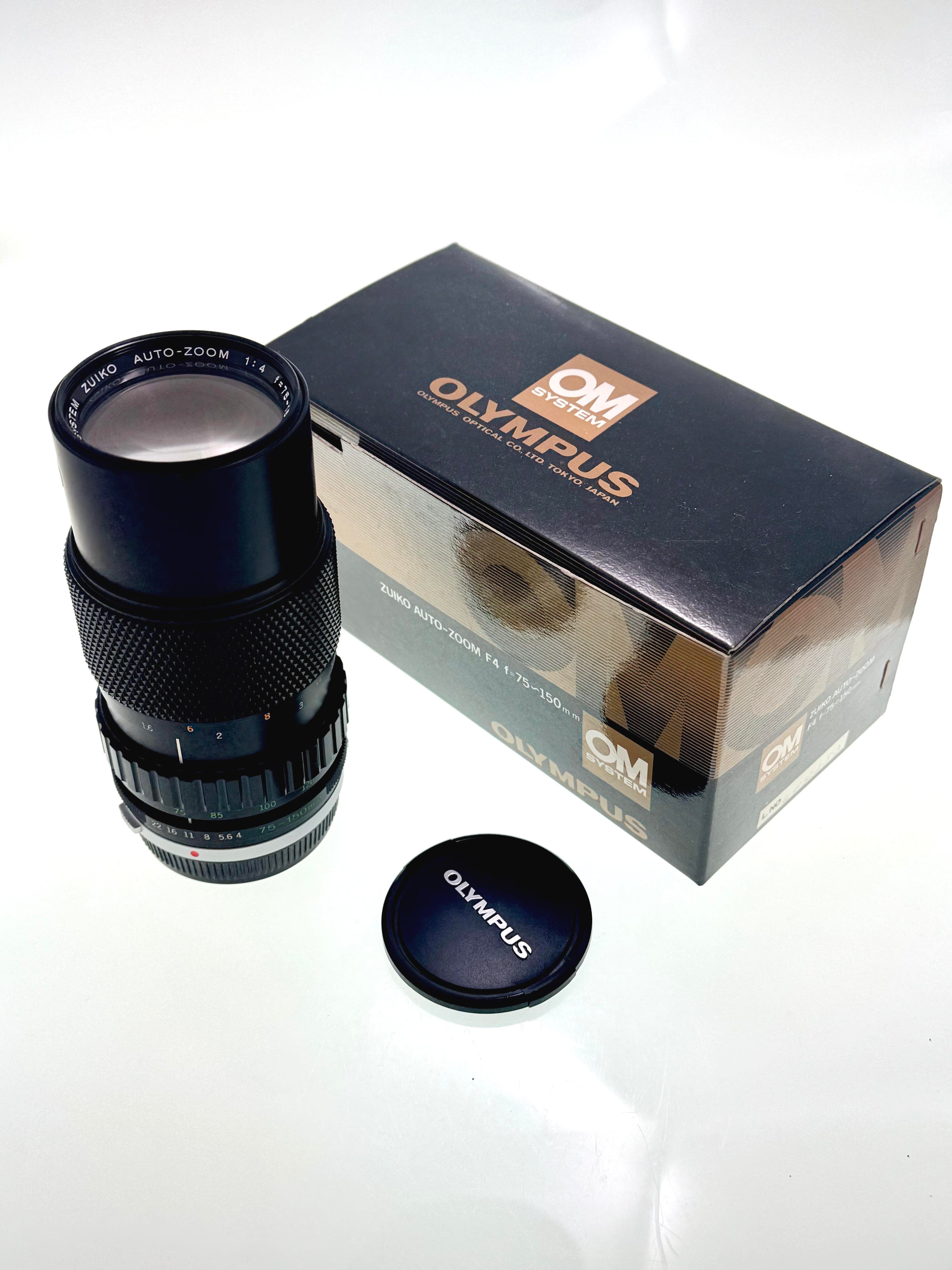Vintage Olympus Zuiko 75-150mm F4 Zoom Lens. (Vg)