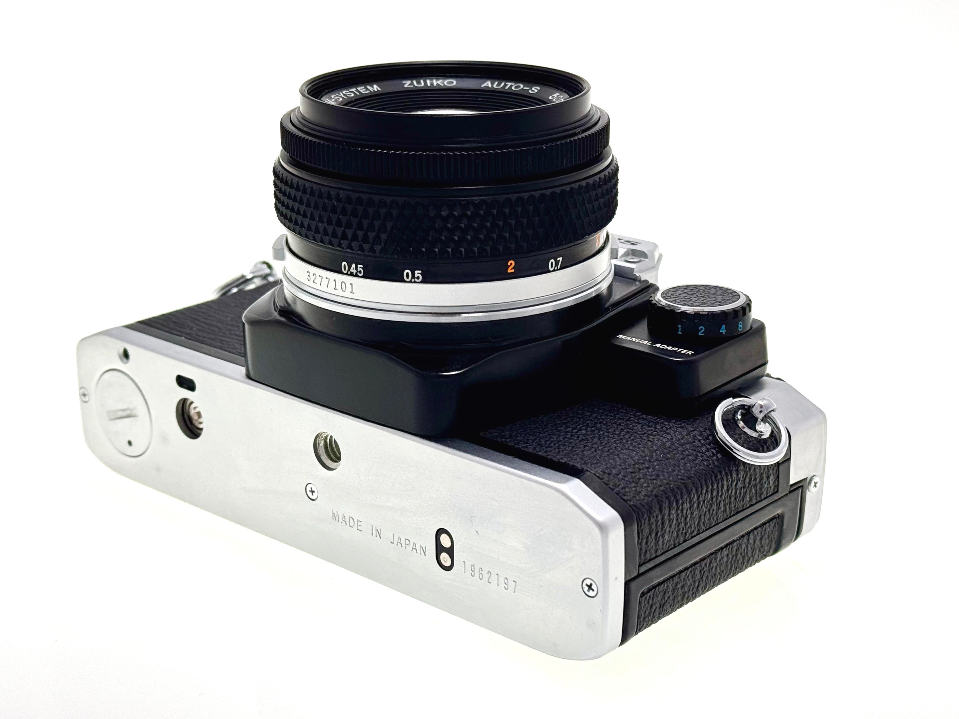 Vintage Olympus OM10 with 50mm Zuiko F1.8 Lens and Manual Adapter. (Exc)