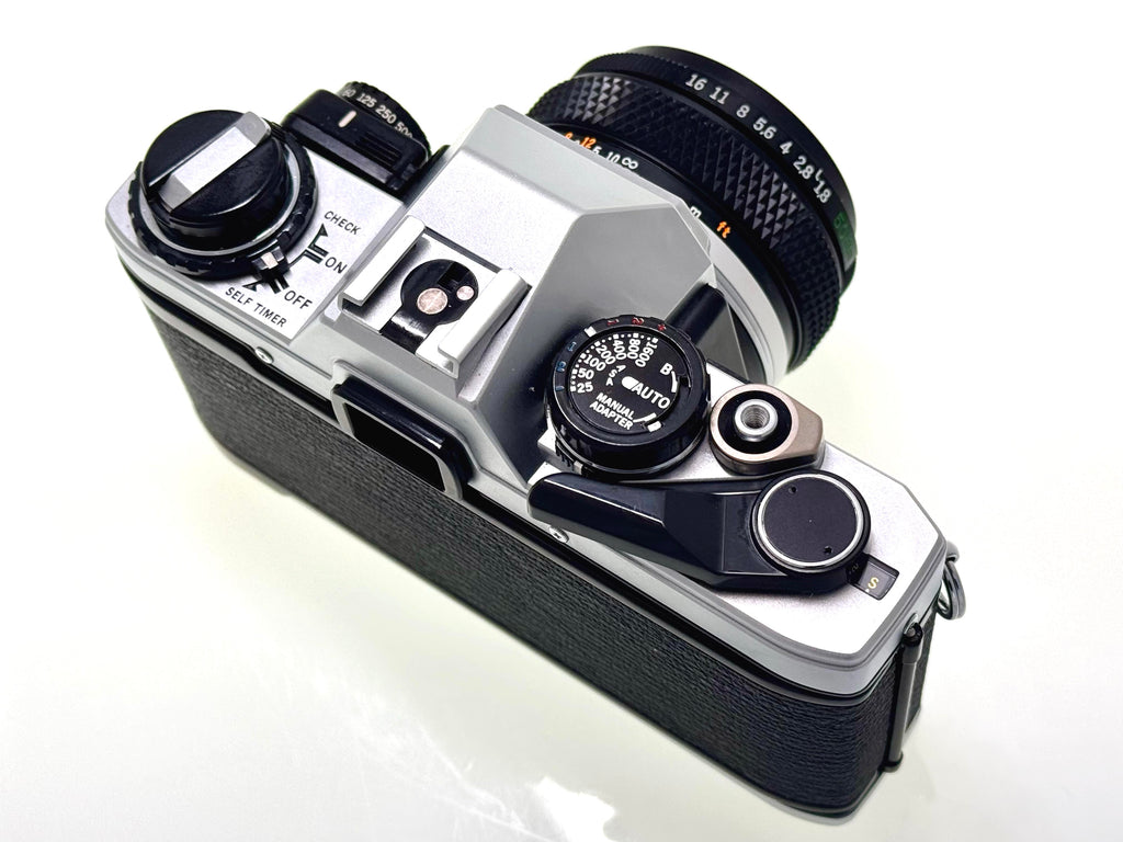 Vintage Olympus OM10 with 50mm Zuiko F1.8 Lens and Manual Adapter. (Exc)