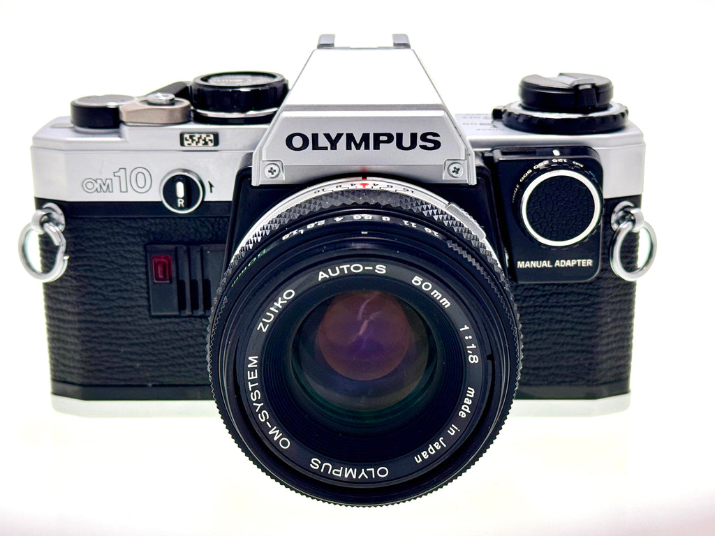 Vintage Olympus OM10 with 50mm Zuiko F1.8 Lens and Manual Adapter. (Exc)