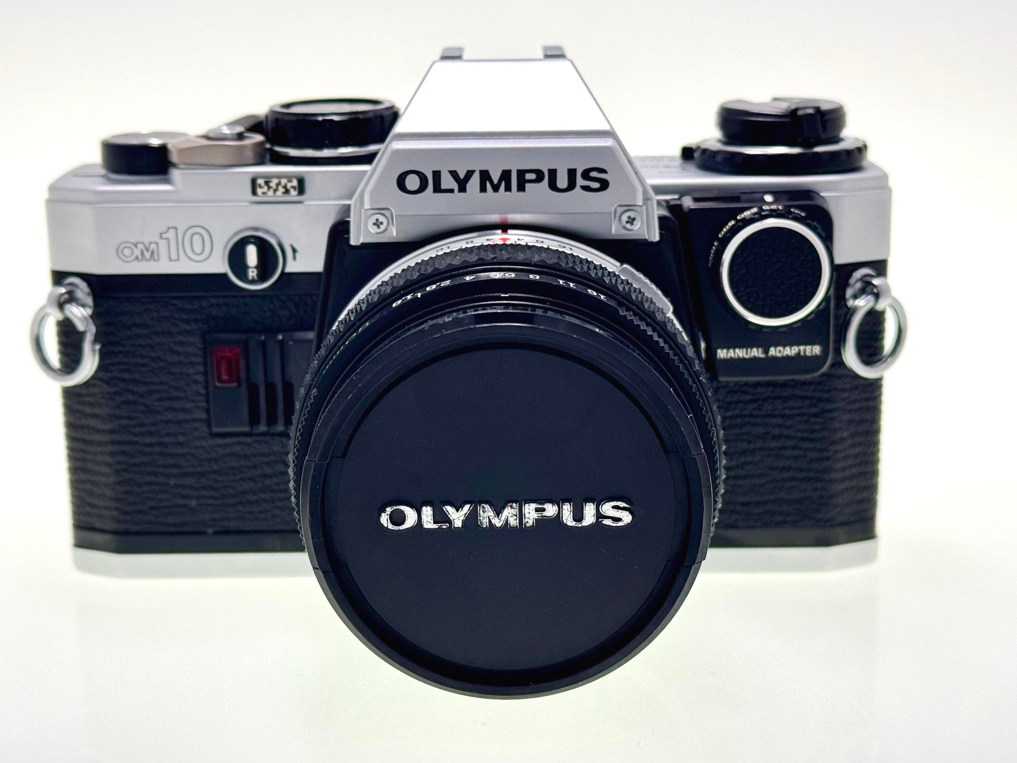 Vintage Olympus OM10 with 50mm Zuiko F1.8 Lens and Manual Adapter. (Exc)
