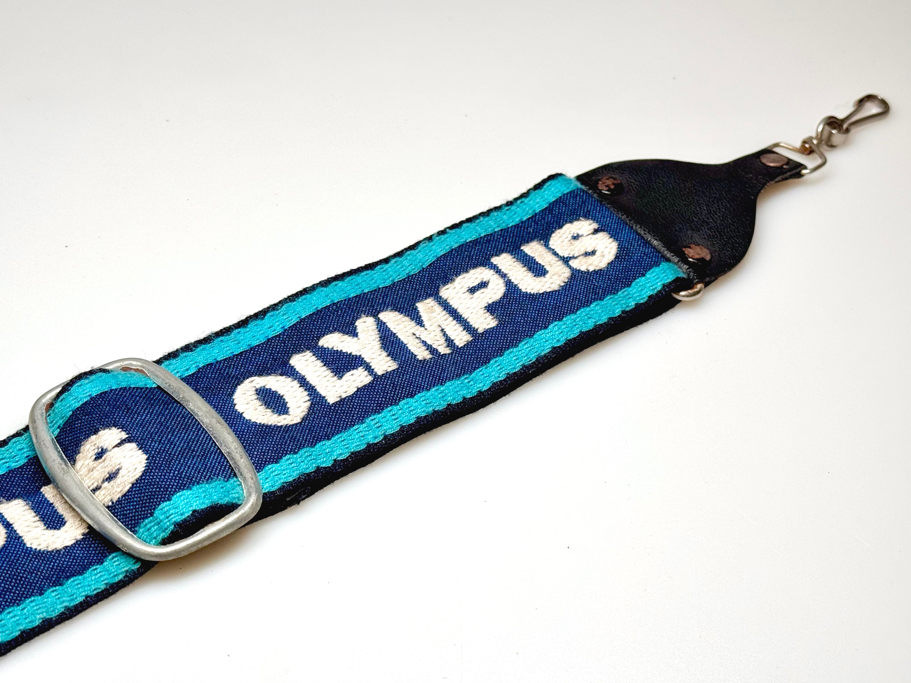 Vintage Olympus Blue Fabric Strap