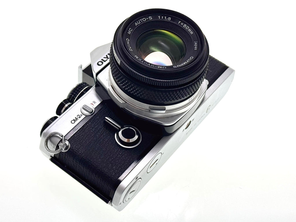 Vintage Olympus OM-2n Film camera with Zuiko 50mm 1.8 Lens (Vg)
