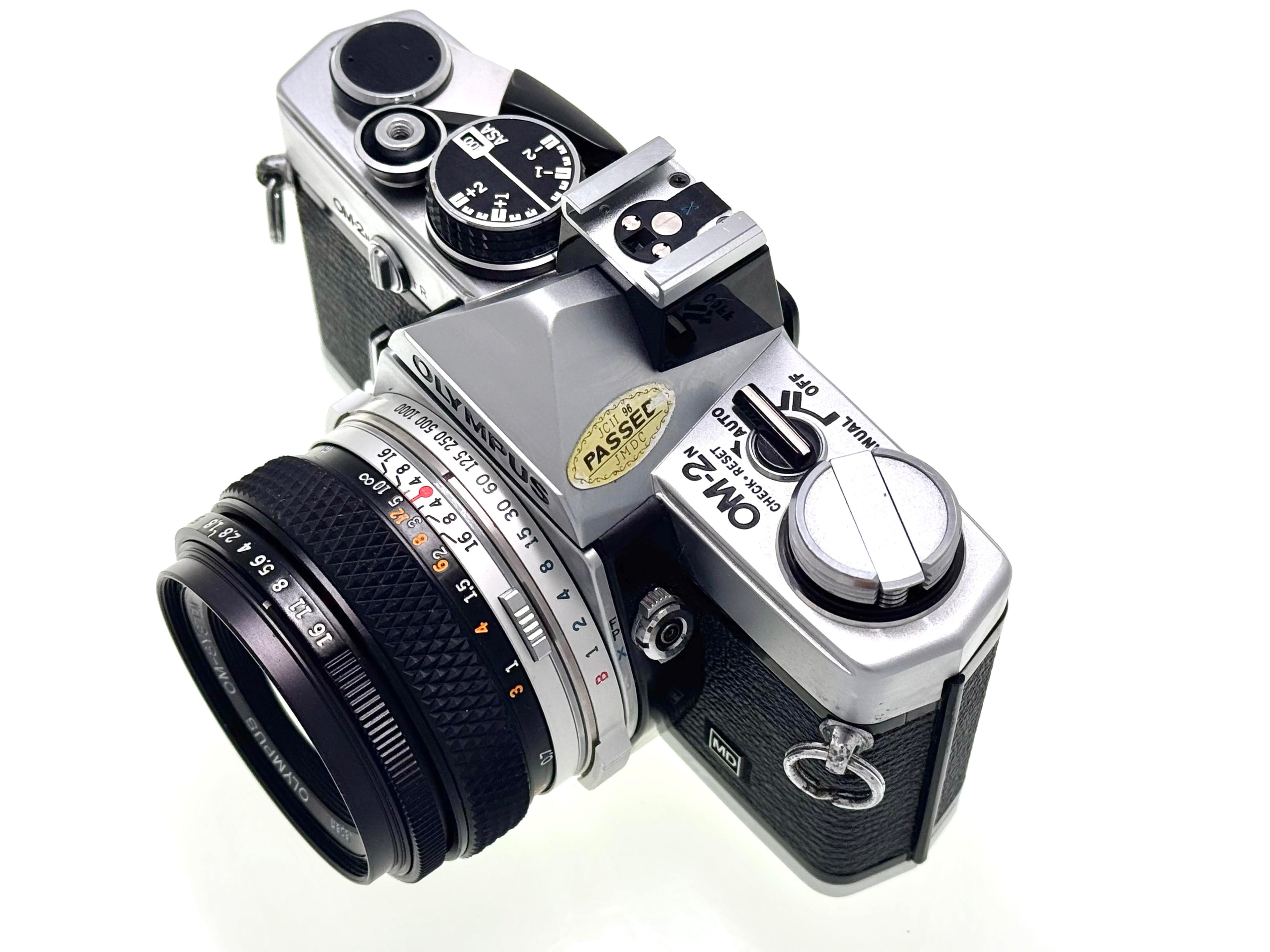 Vintage Olympus OM-2n Film camera with Zuiko 50mm 1.8 Lens (Vg)