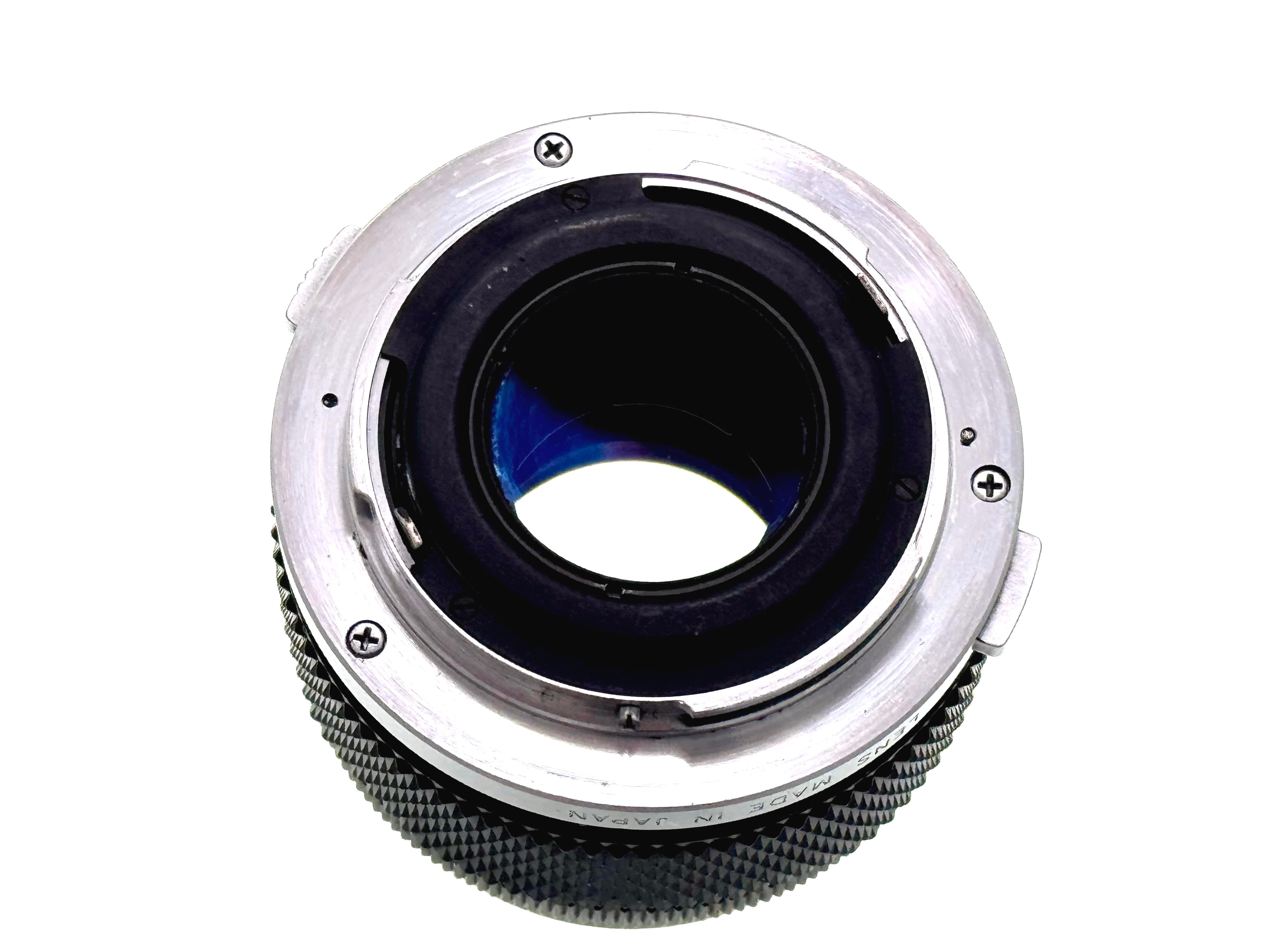 Vintage Olympus E.Zuiko 100mm F2.8 'Silver Nose' Lens. (Gd)