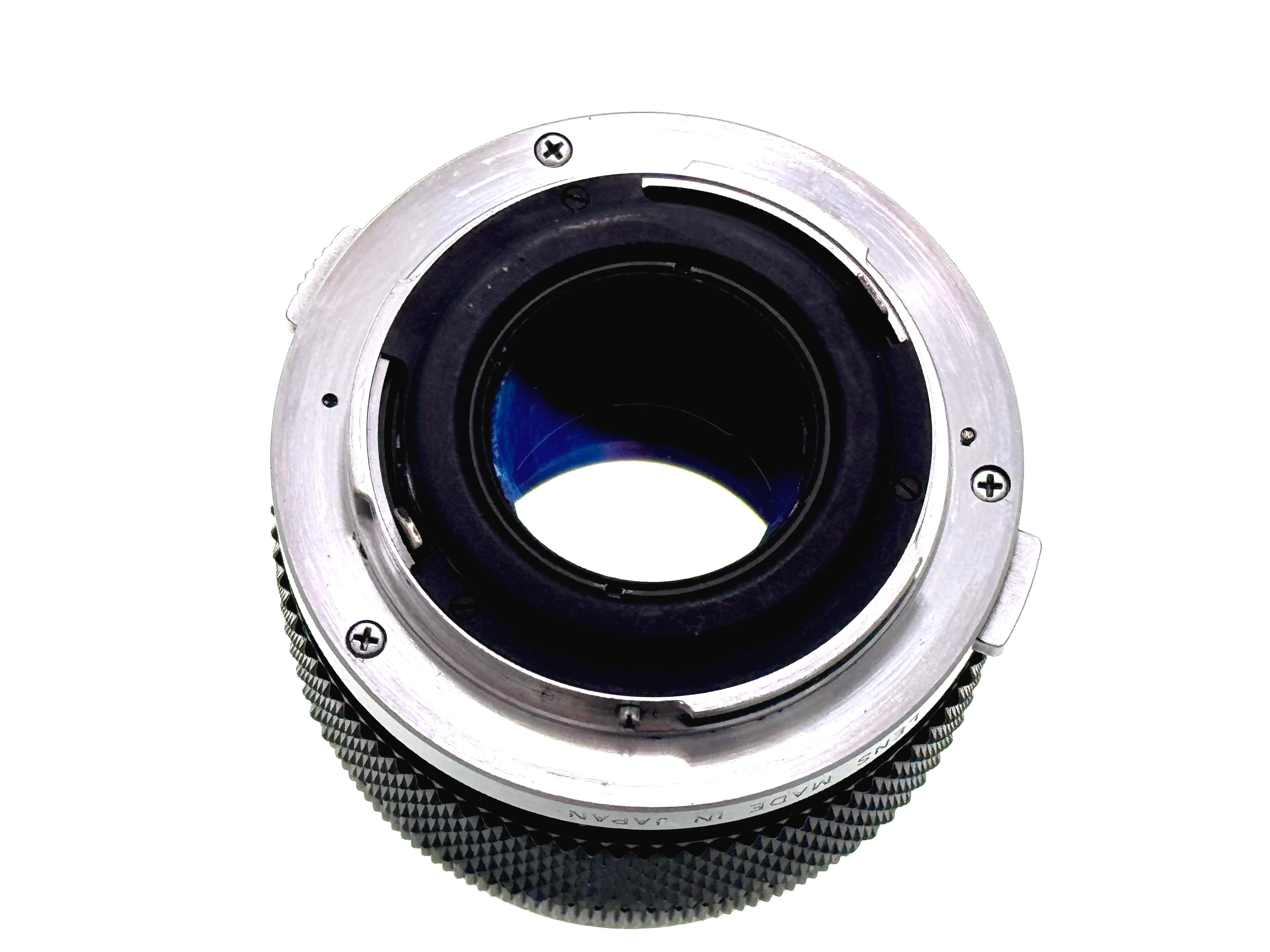 Vintage Olympus E.Zuiko 100mm F2.8 'Silver Nose' Lens. (Gd)